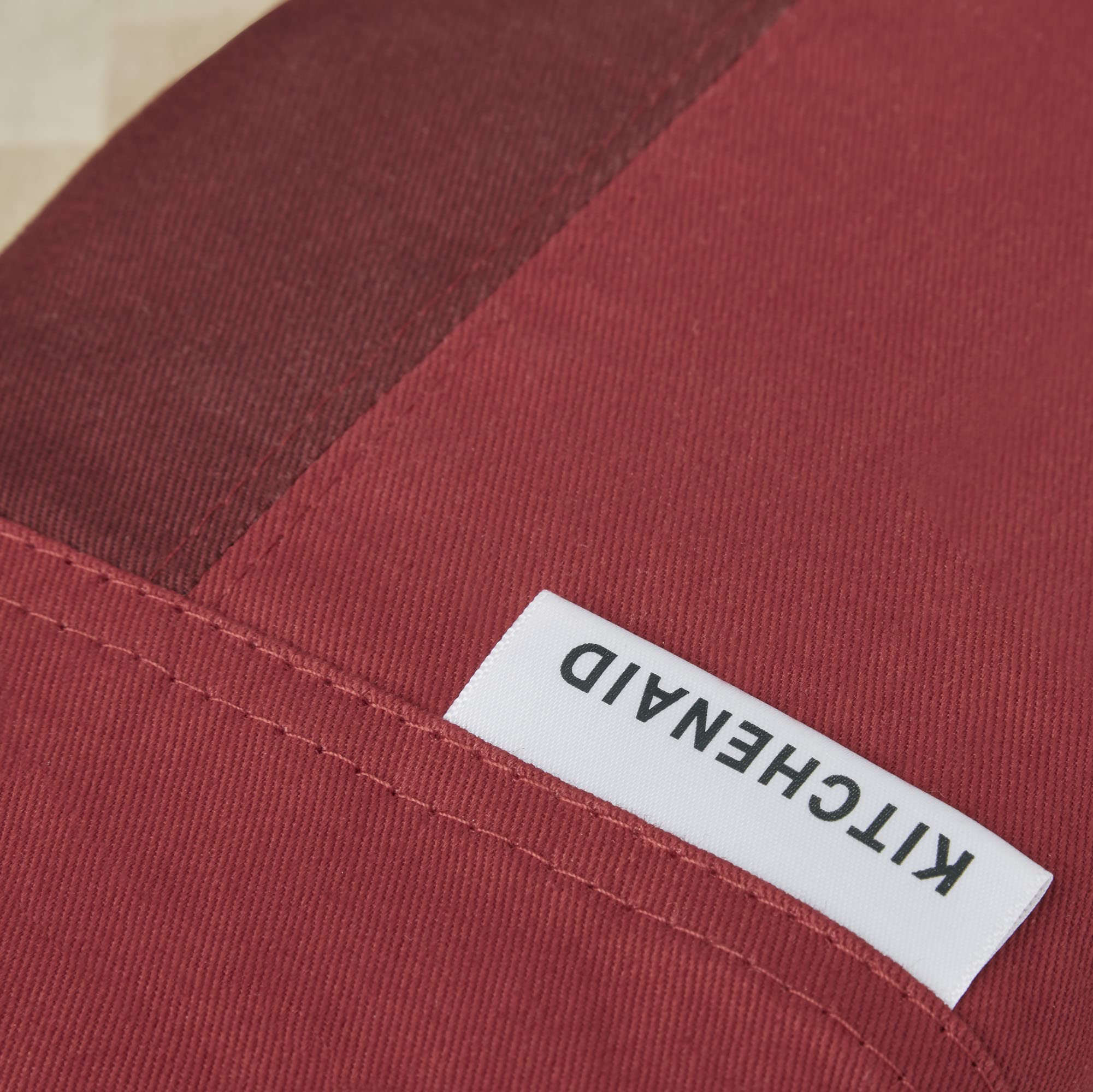 KitchenAid Beacon Two-Tone Non-Slip Mini Oven Mitt Set, Milkshake/Beige, 5.5"x8", 2 Piece