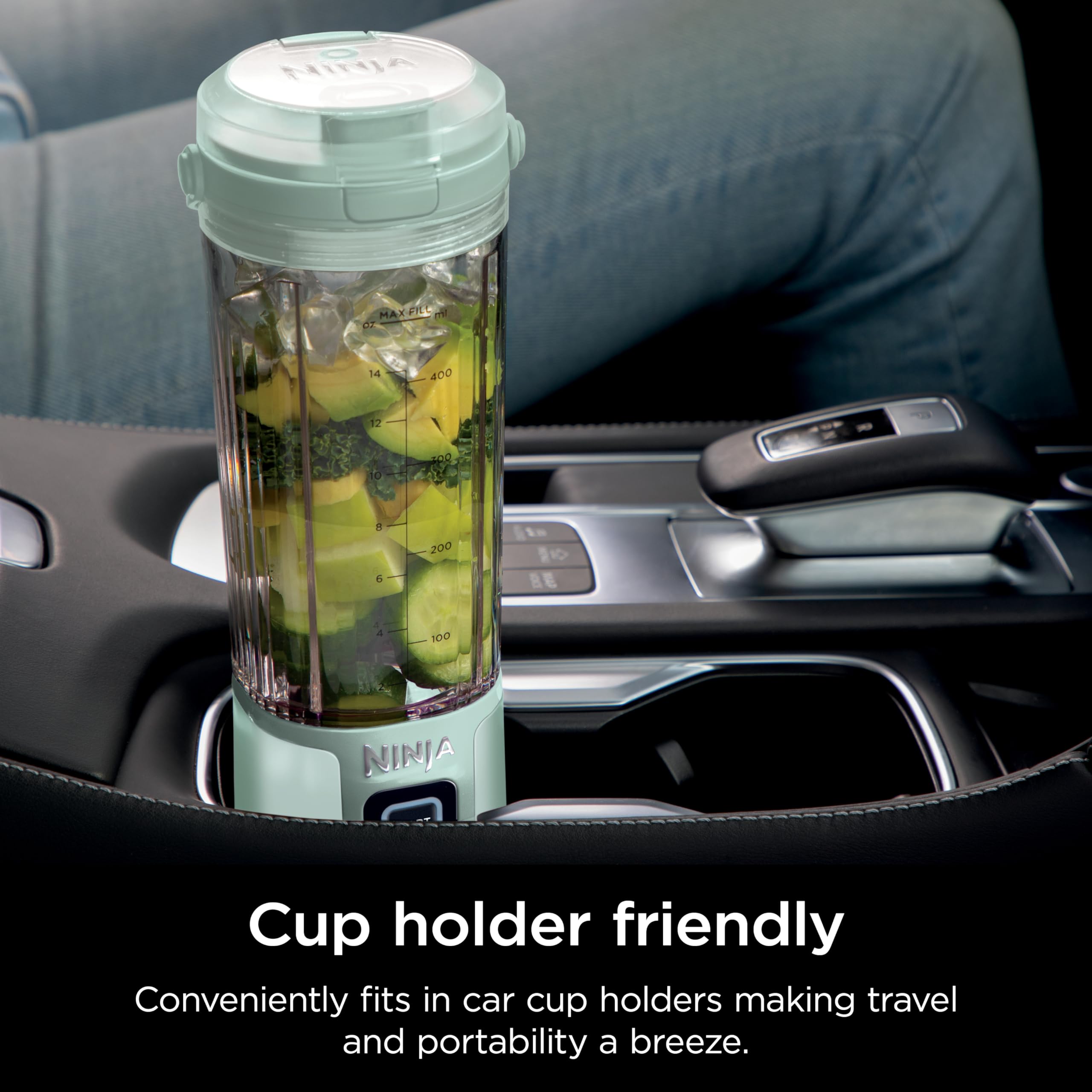 Ninja Blast Portable Blender, Cordless, 18oz. Vessel, Personal Blender For-Shakes and Smoothies, BPA Free, Leakproof-Lid and Sip Spout, USB-C Rechargeable, Dishwasher Safe Parts, Tinted Pink, BC151PK