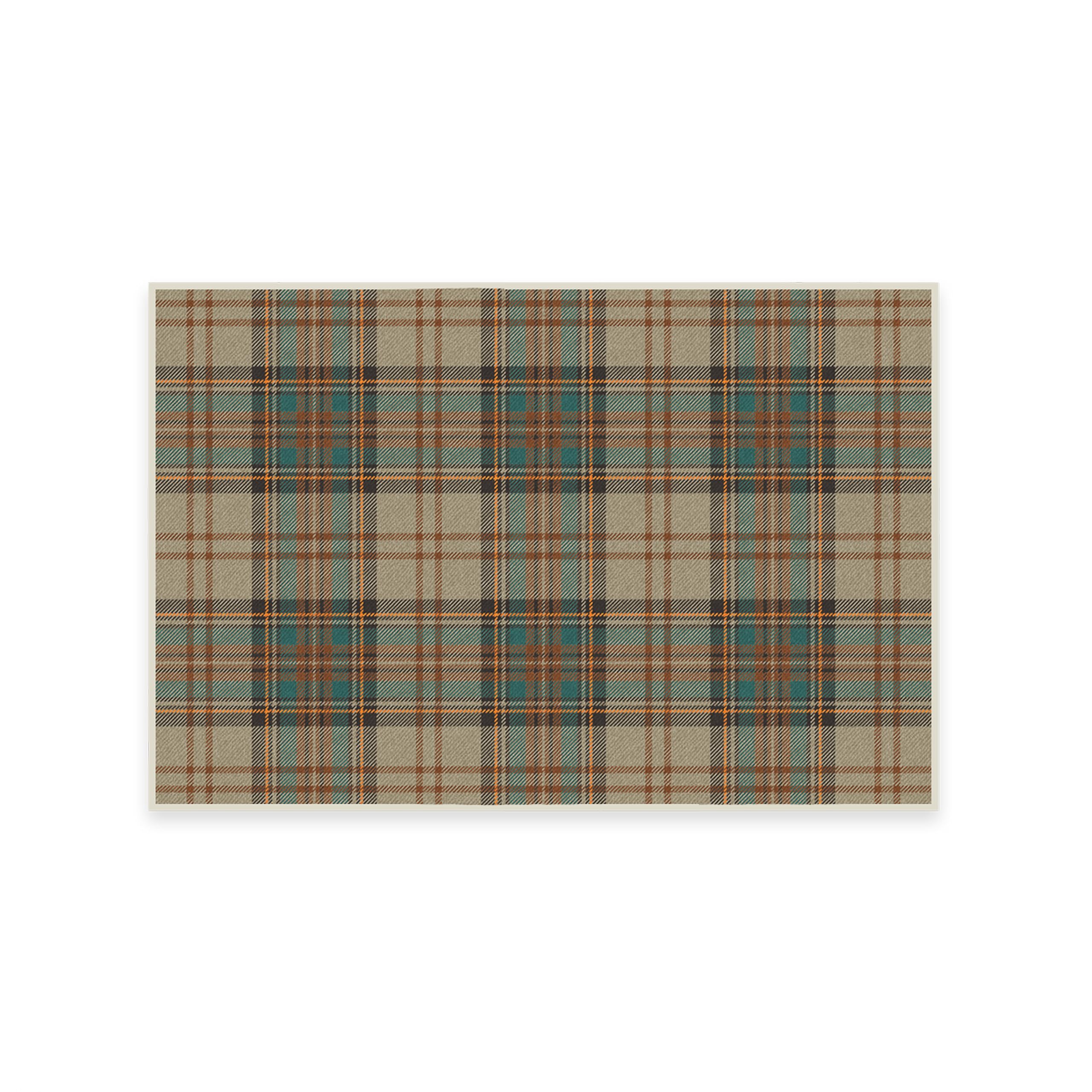 RUGGABLE Winter Plaid Washable Rug - Perfect Holiday Area Rug for Living Room Bedroom Kitchen - Pet & Child Friendly - Stain & Water Resistant - Dress Stewart Tartan Plaid 3&