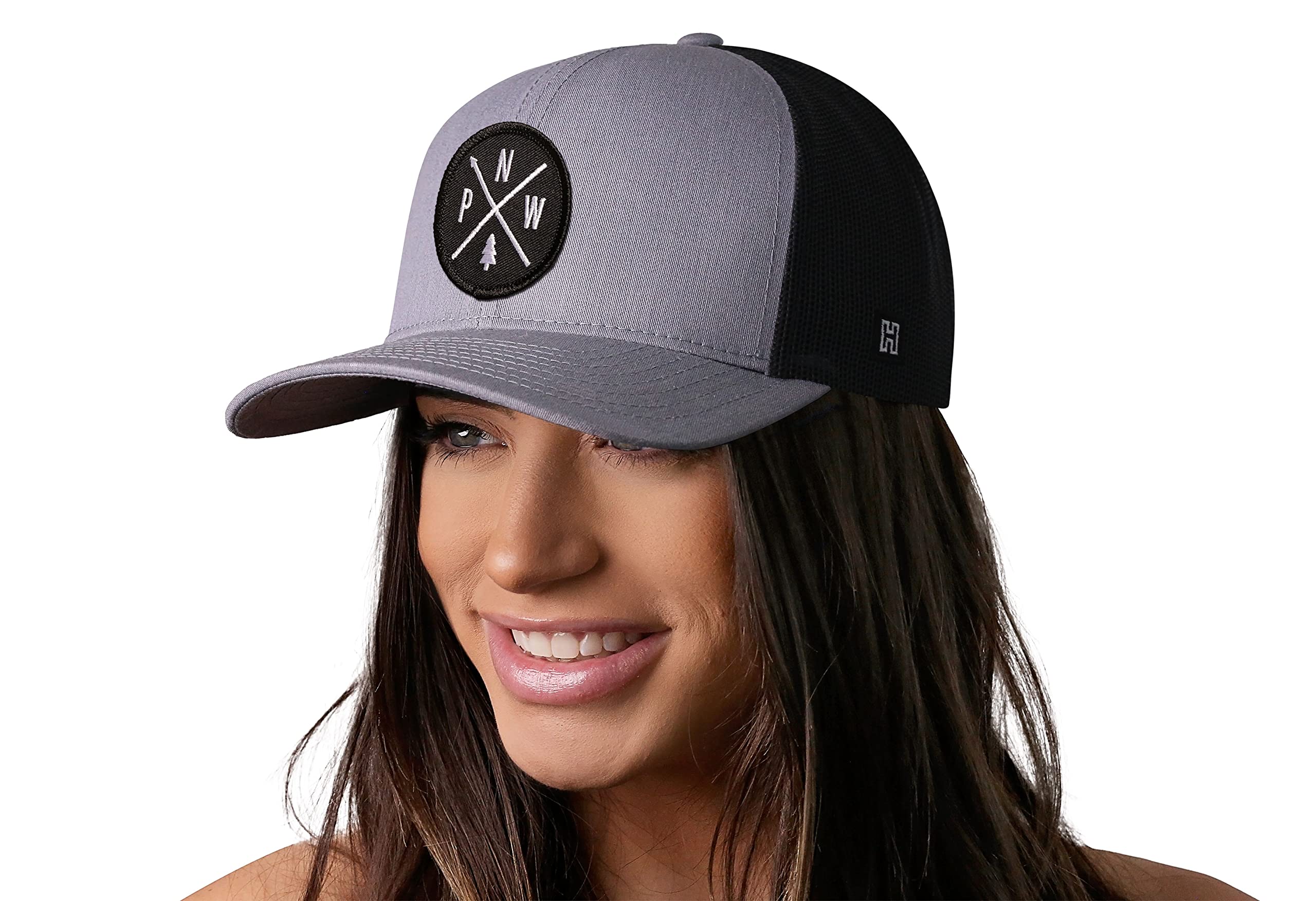 HAKA Camping Hat – Outdoors Trucker Hat for Men & Women, Baseball Cap Adjustable Snapback - Synthetic Leather