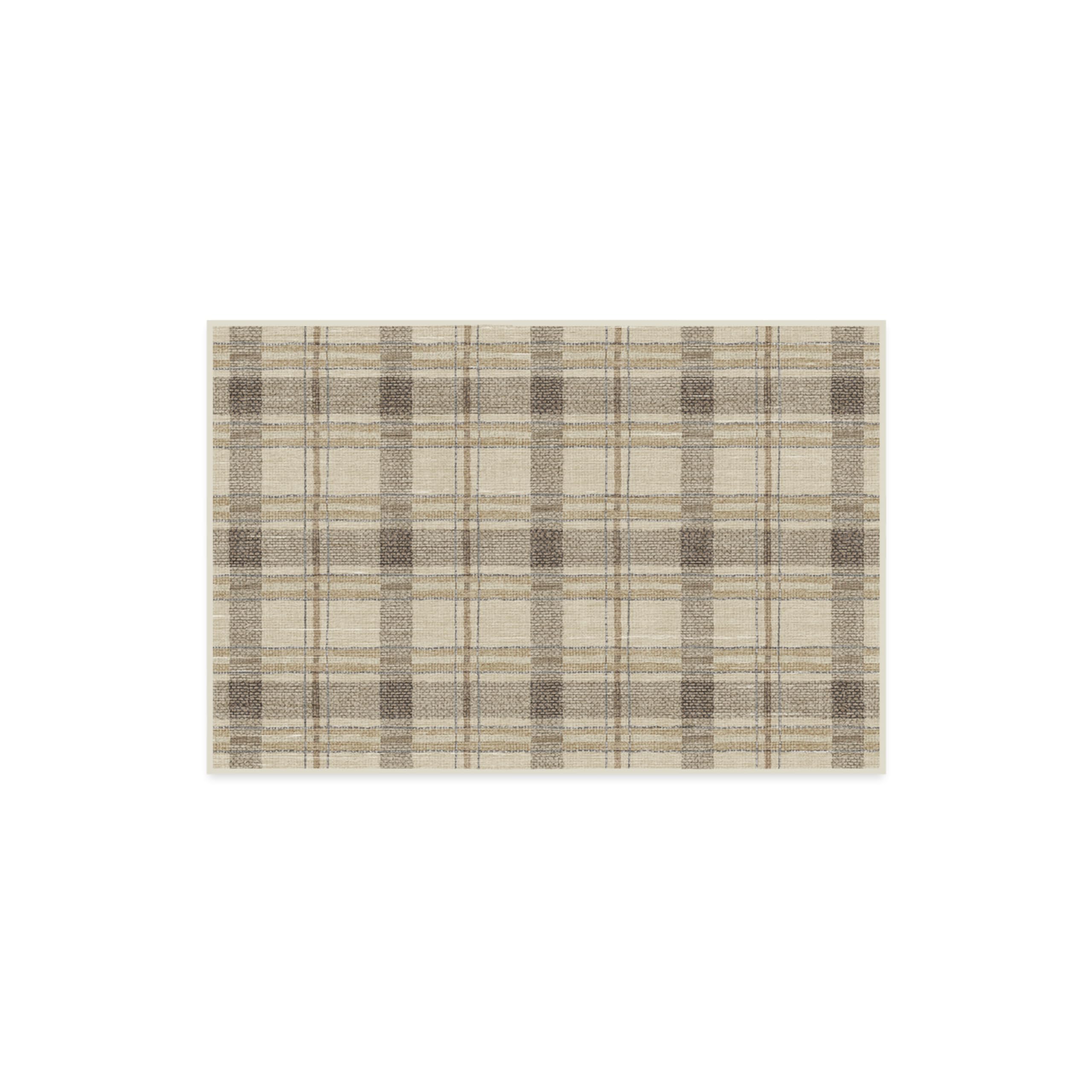 RUGGABLE Winter Plaid Washable Rug - Perfect Holiday Area Rug for Living Room Bedroom Kitchen - Pet & Child Friendly - Stain & Water Resistant - Dress Stewart Tartan Plaid 3&