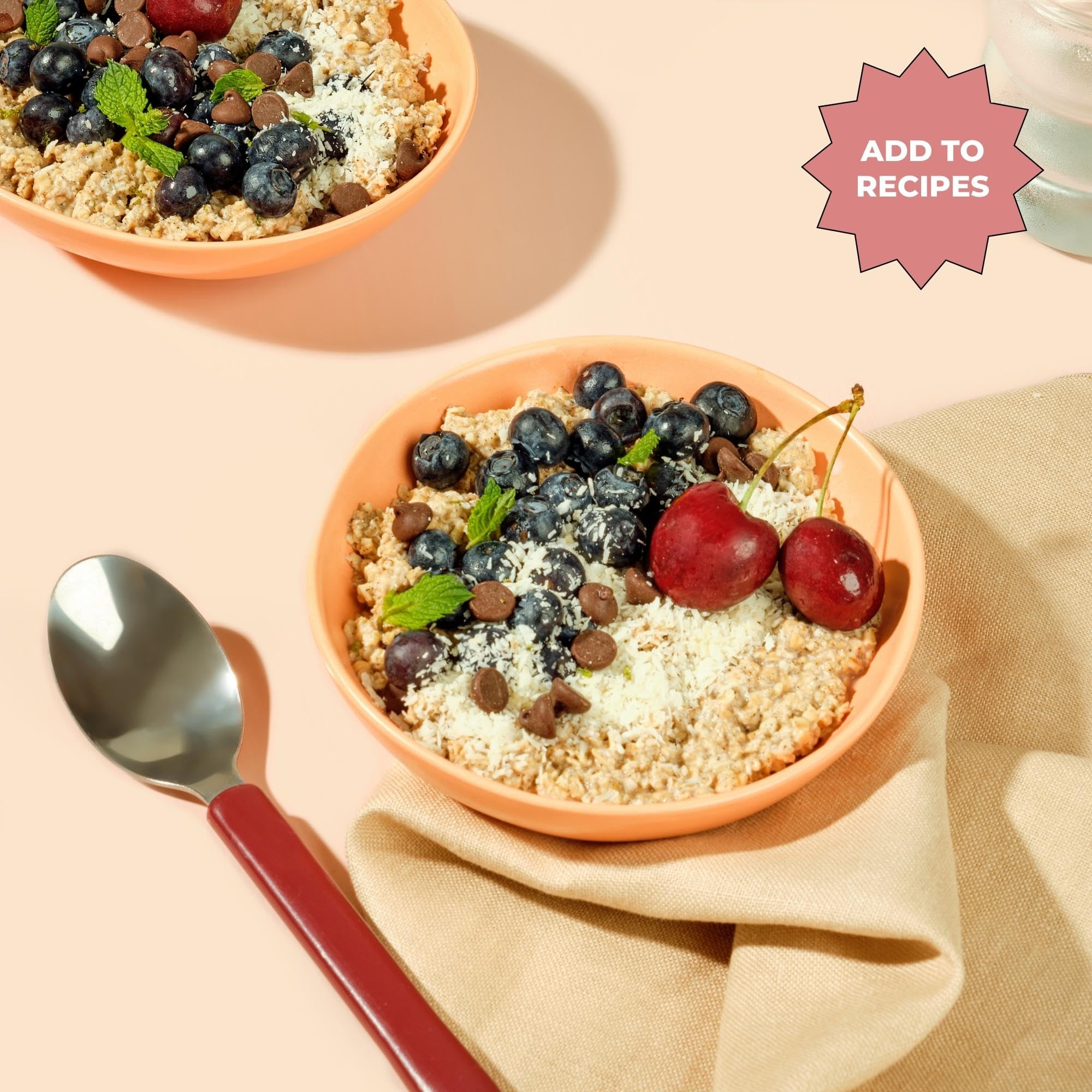 Blume Rose London Fog Latte with Zero Sugar or Caffeine - Certified Organic, Vegan and Gluten-Free - Tart Cherry & Rosehips blend rich Antioxidant & Vitamin to Ease Bloating and Boost Your Natural Glow - 30 Servings