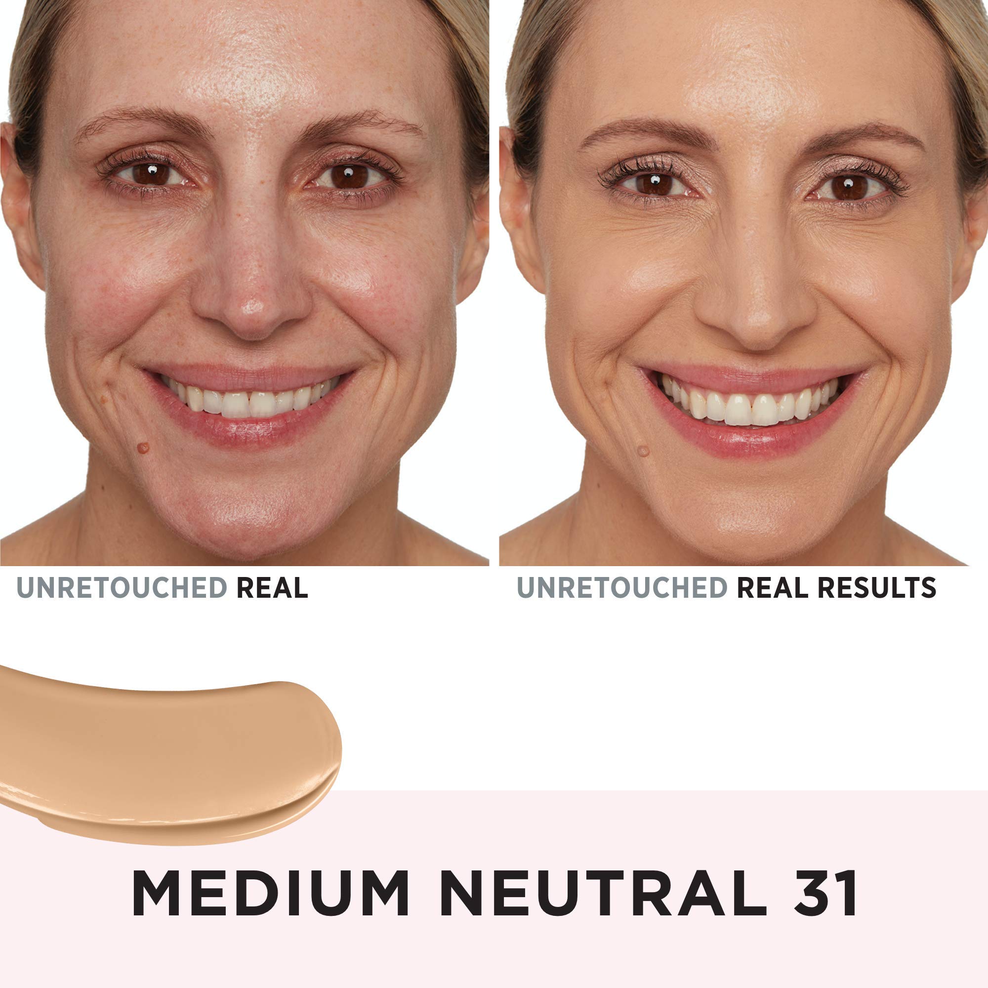 IT Cosmetics Your Skin But Better Foundation + Skincare - Hydrating Medium Buildable Coverage - Minimizes Pores & Imperfections - Natural Radiant Finish - With Hyaluronic Acid - 1.0 fl oz