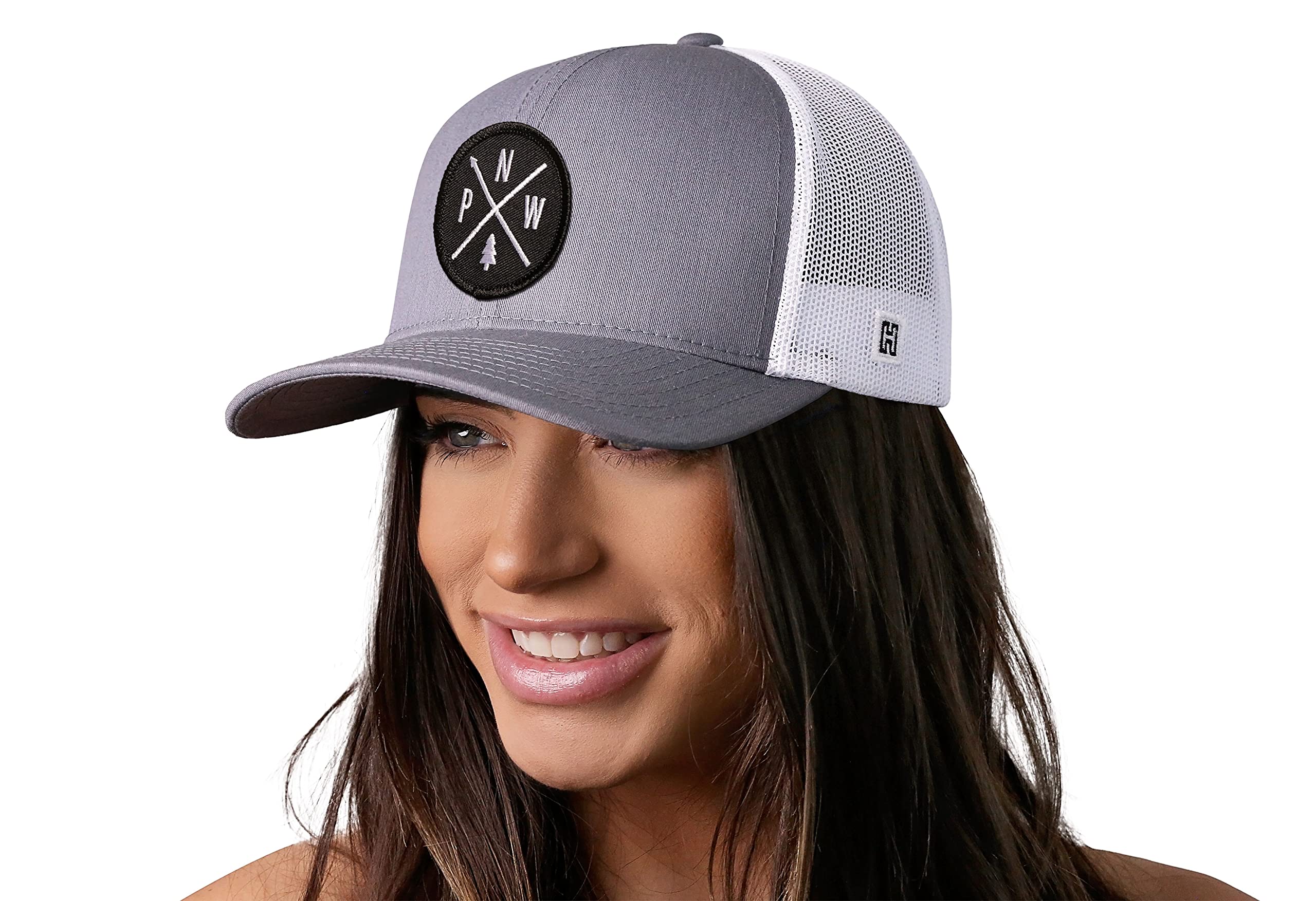 HAKA Camping Hat – Outdoors Trucker Hat for Men & Women, Baseball Cap Adjustable Snapback - Synthetic Leather