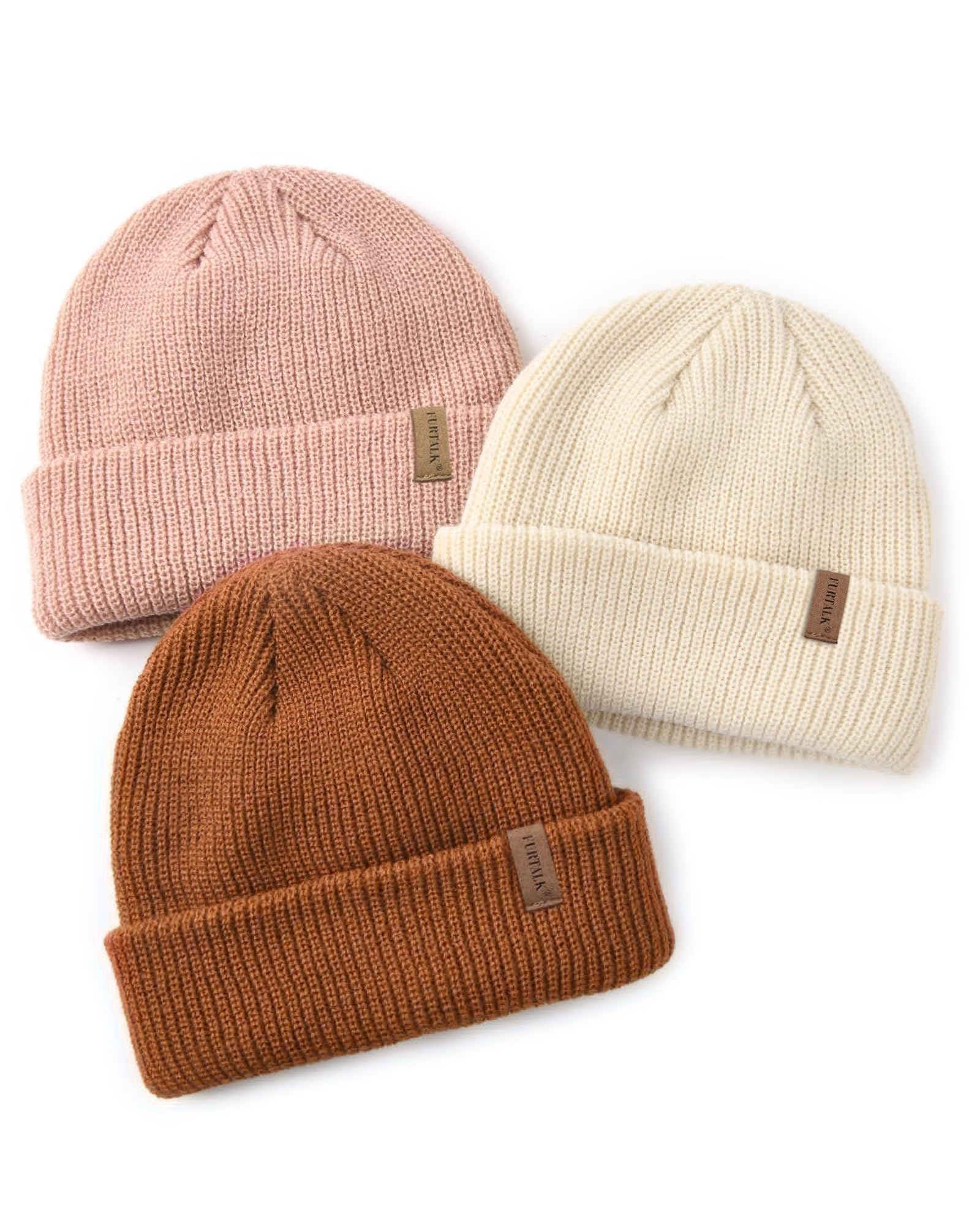 FURTALK Toddler Beanie Baby Boys Girls Beanies Kids Winter Hats Children Knit Warm Caps