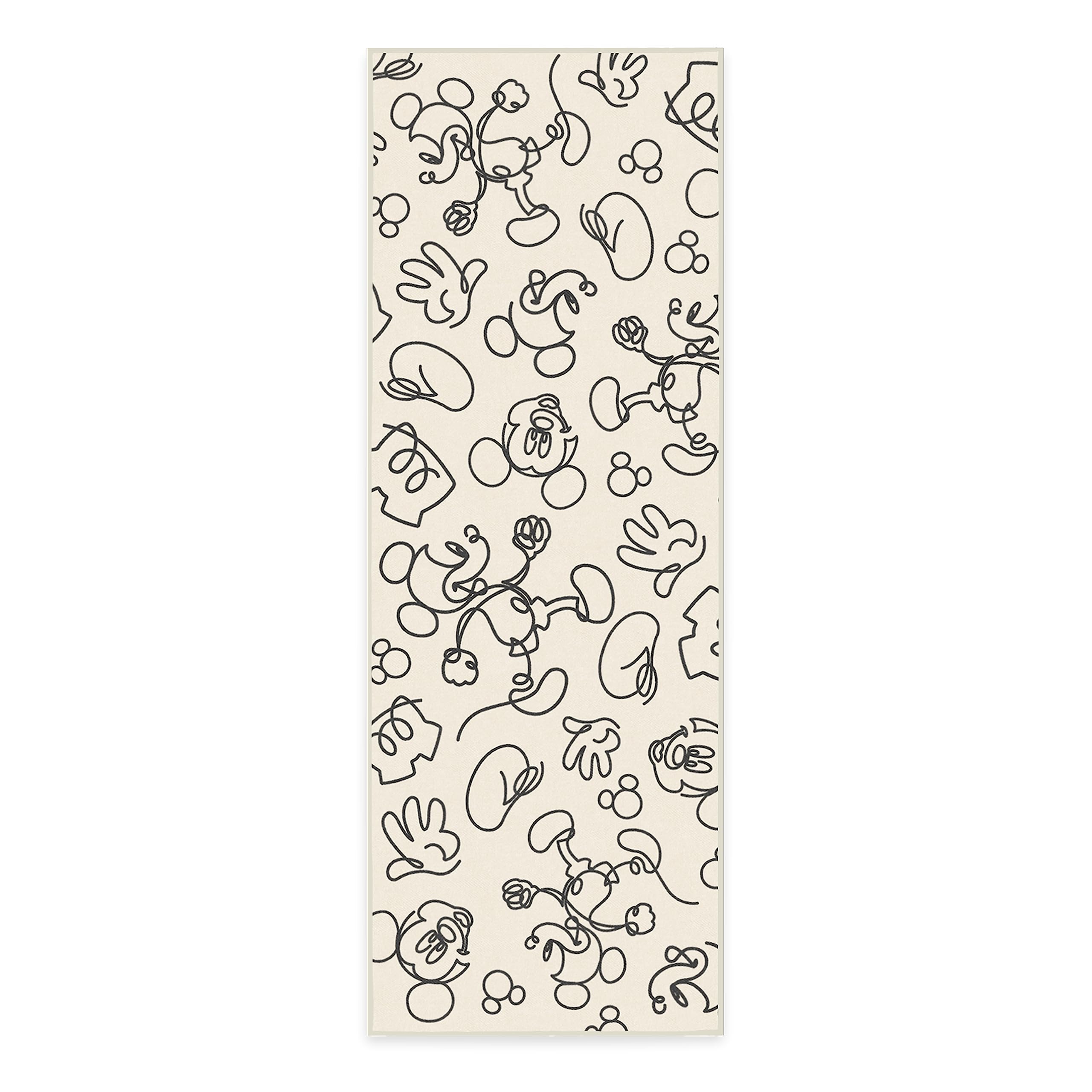 RUGGABLE Disney Classic Minnie Mouse Washable Rug - Perfect Area Rug for Nursery Playroom Kids Room - Pet & Child Friendly - Stain & Water Resistant - Trellis Pink 5&