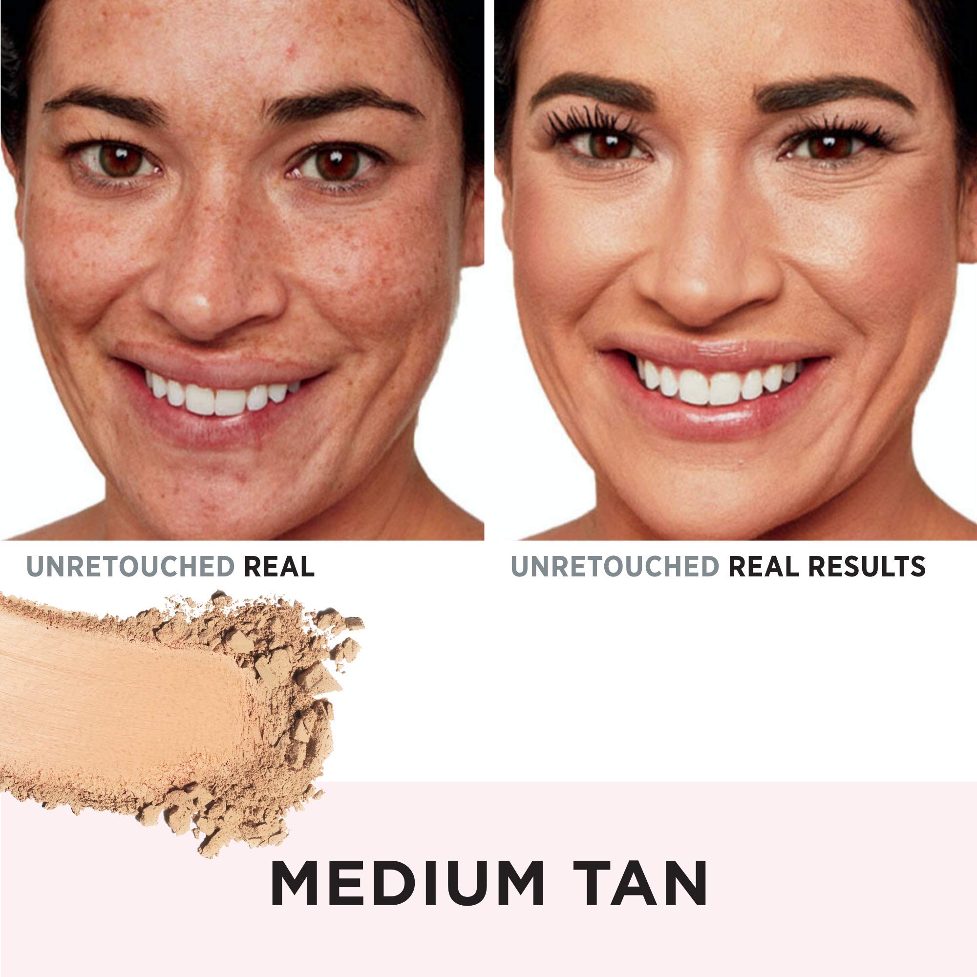 IT Cosmetics CC+ Airbrush Perfecting Powder Foundation - Buildable Full Coverage Of Pores & Dark Spots - Hydrating Face Makeup with Hydrolyzed Collagen & Niacinamide - 0.33 Oz