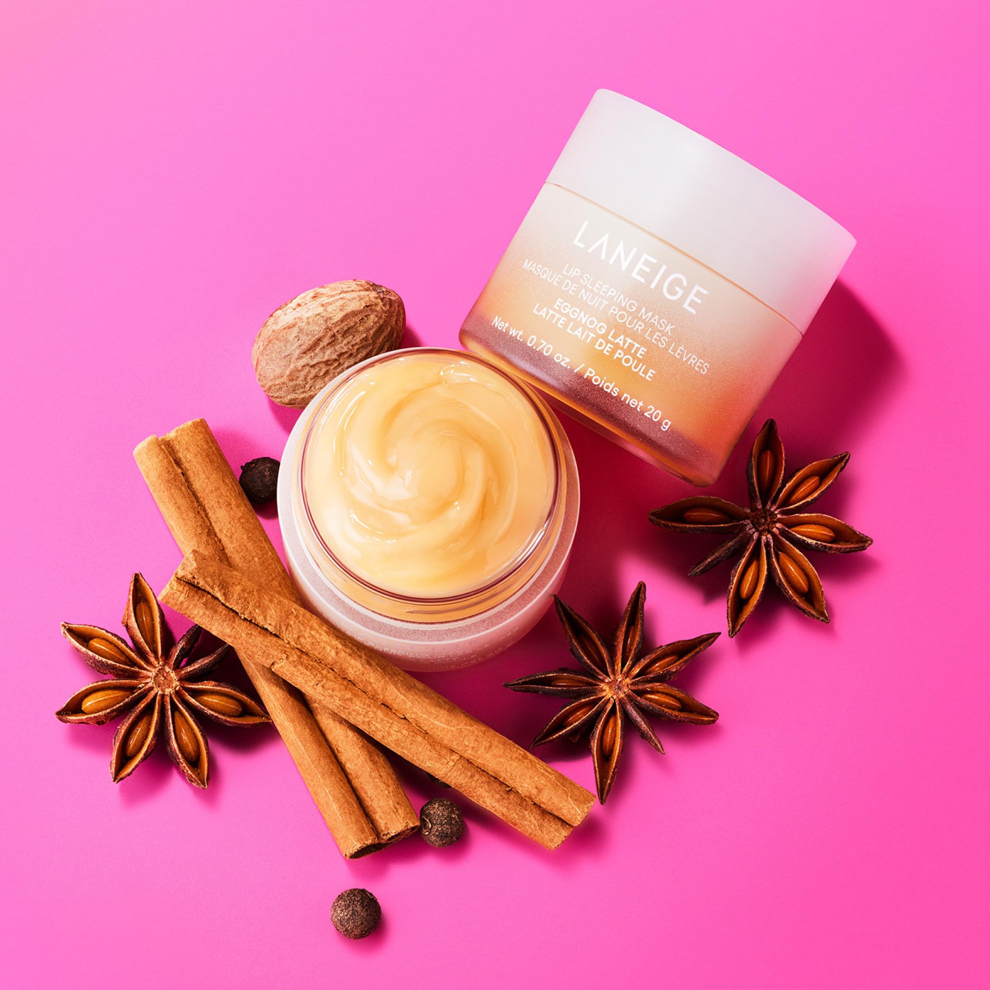 LANEIGE Lip Sleeping Mask: Nourish, Hydrate, Vitamin C, Murumuru & Shea Butter, Antioxidants, Flaky, Dry Lips