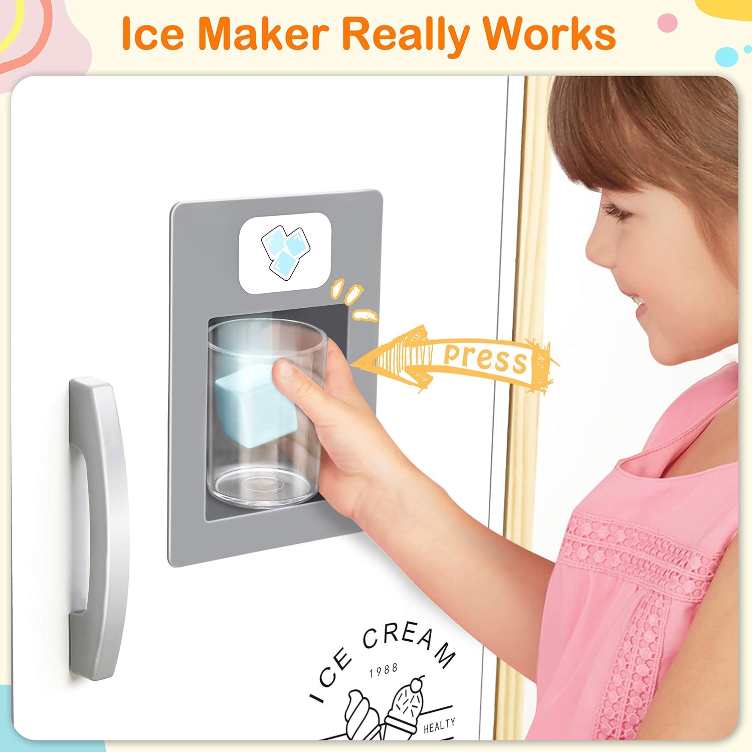 Play-Kitchen-for-Kids with 18 Pcs Toy Food & Kids Coffee Maker Wooden Kitchen Toys - 17Pcs Toy Coffee Maker Playset