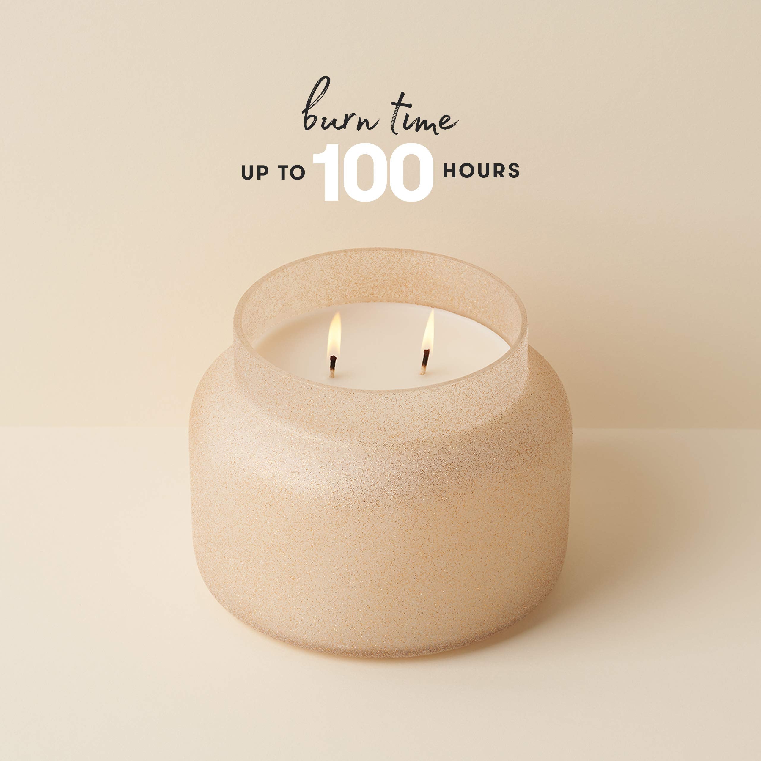 Capri Blue Tinsel & Spice Holiday Candle - Signature Glam Jar Candle - Juniper Berry, Cinnamon & Vanilla Scented Candles - Soy Wax Blend - Christmas Decor - Maroon Glitter Candle Holder (19 oz)