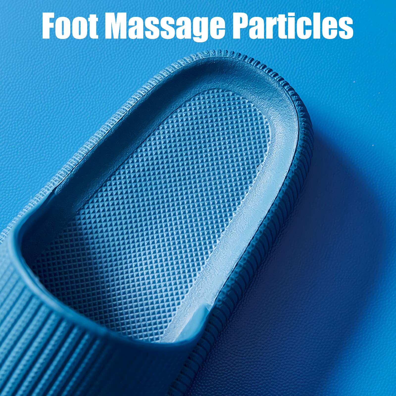 rosyclo Cloud Slippers for Women and Men, Pillow House Slippers Shower Shoes Indoor Slides Bathroom Sandals, Ultimate Comfort, Lightweight, Thick Sole, Non-Slip, Easy to Clean