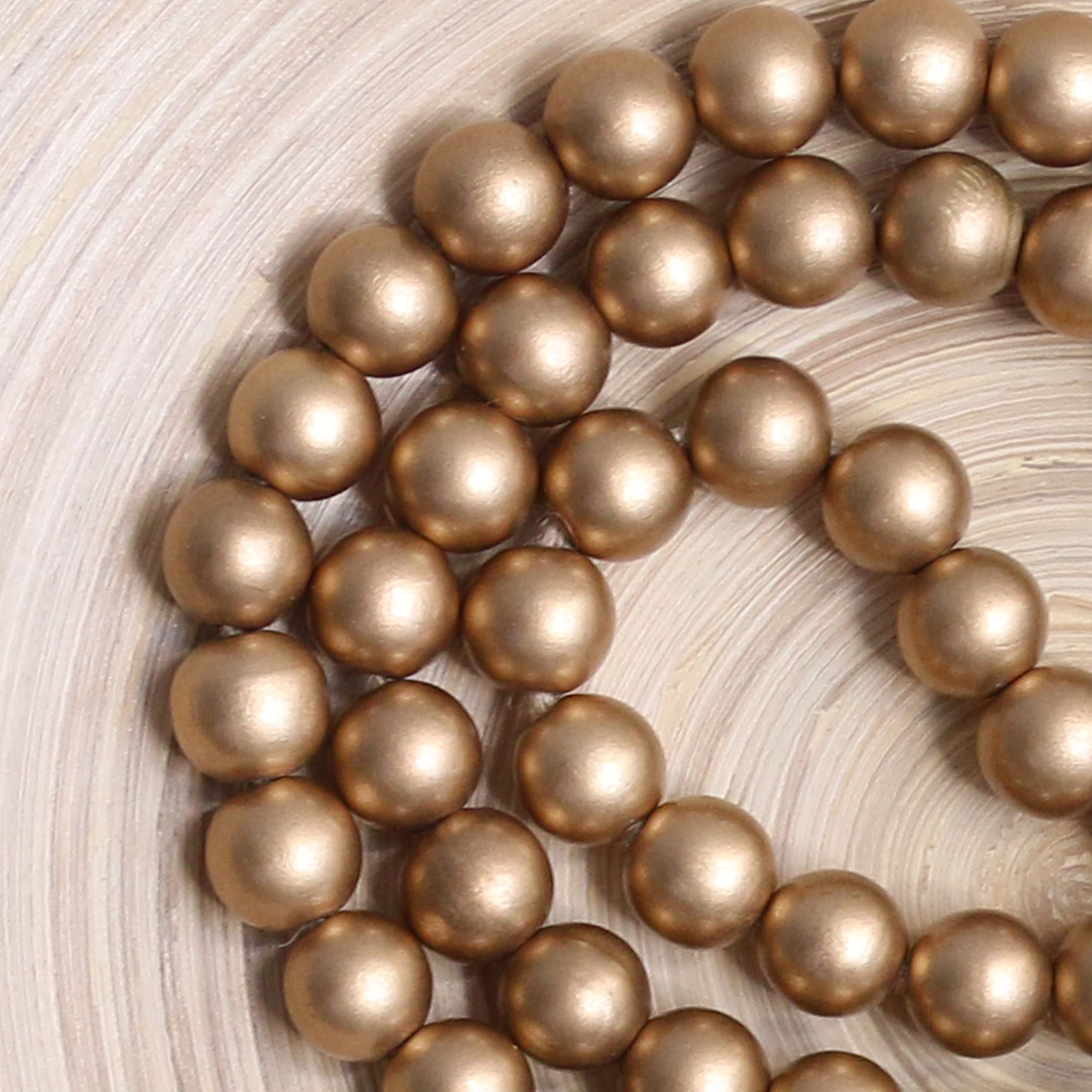 Meplait 39in Wood Bead Garland Farmhouse with Tassels,Versatile Prayer Beads Boho Chic Wall Hanging Home Decor (Purple)