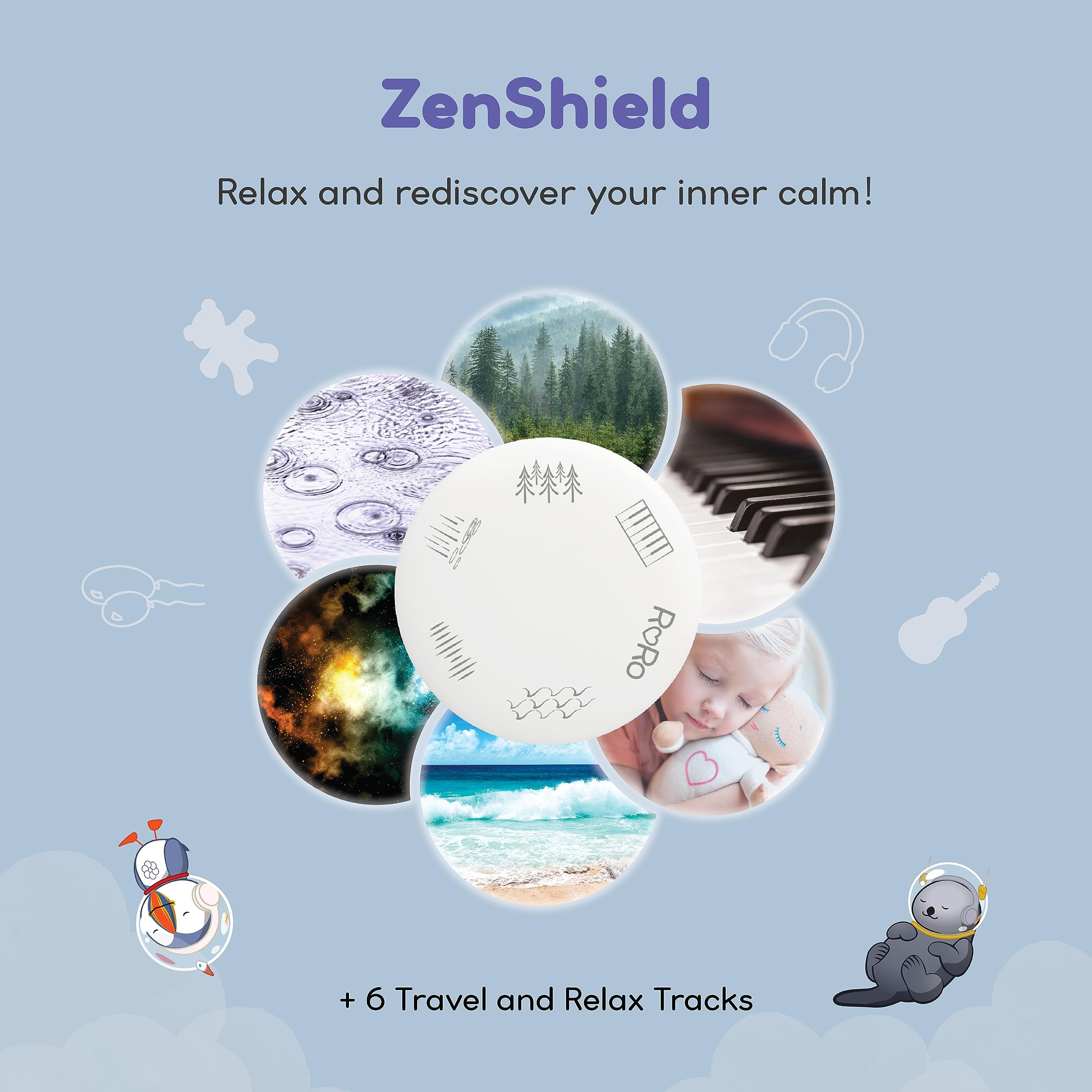 StoryPhones Storytelling Headphones for Kids - Screen-Free Entertainment Experience for Stories, Music and Boost Creativity, Grey