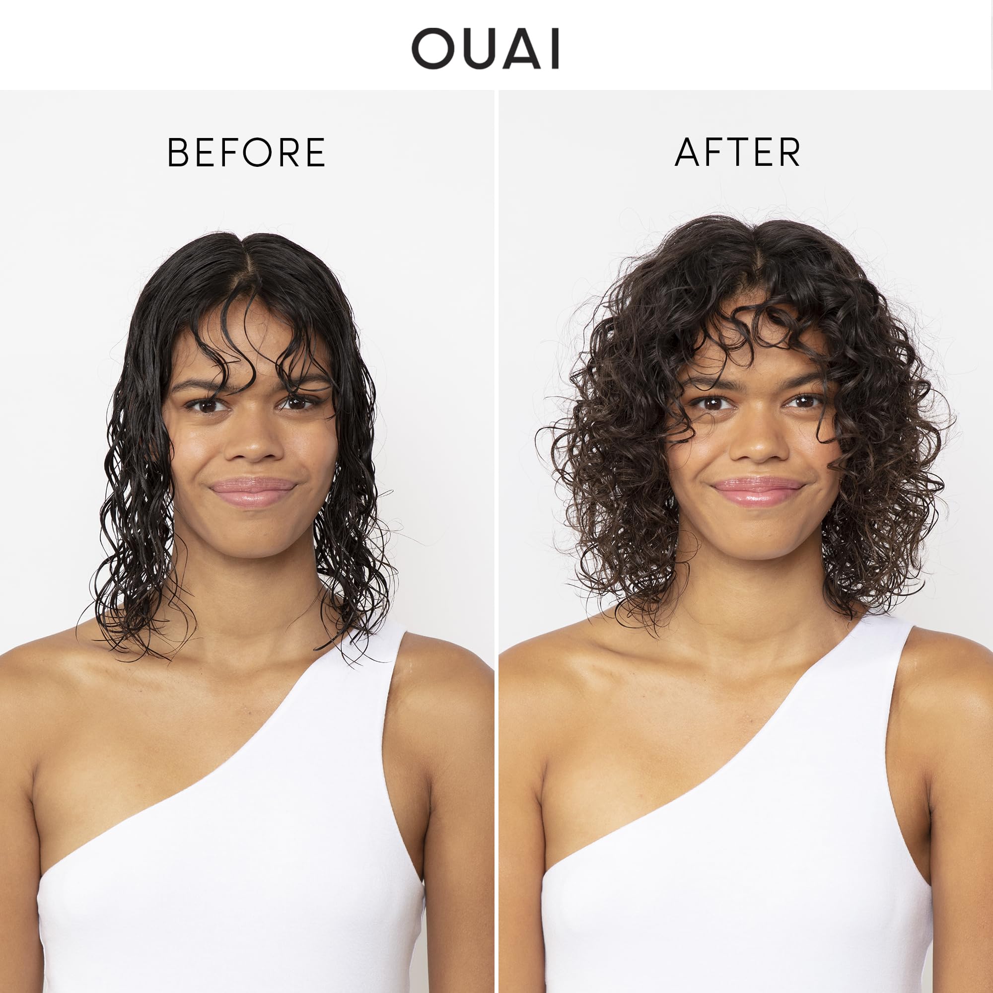 OUAI Wave Spray - Coconut Oil & Rice Protein Texture Mist for Voluminous Beach Waves with Shine - Paraben Free, Safe for Color & Keratin-Treated Hair (4.9 fl oz)