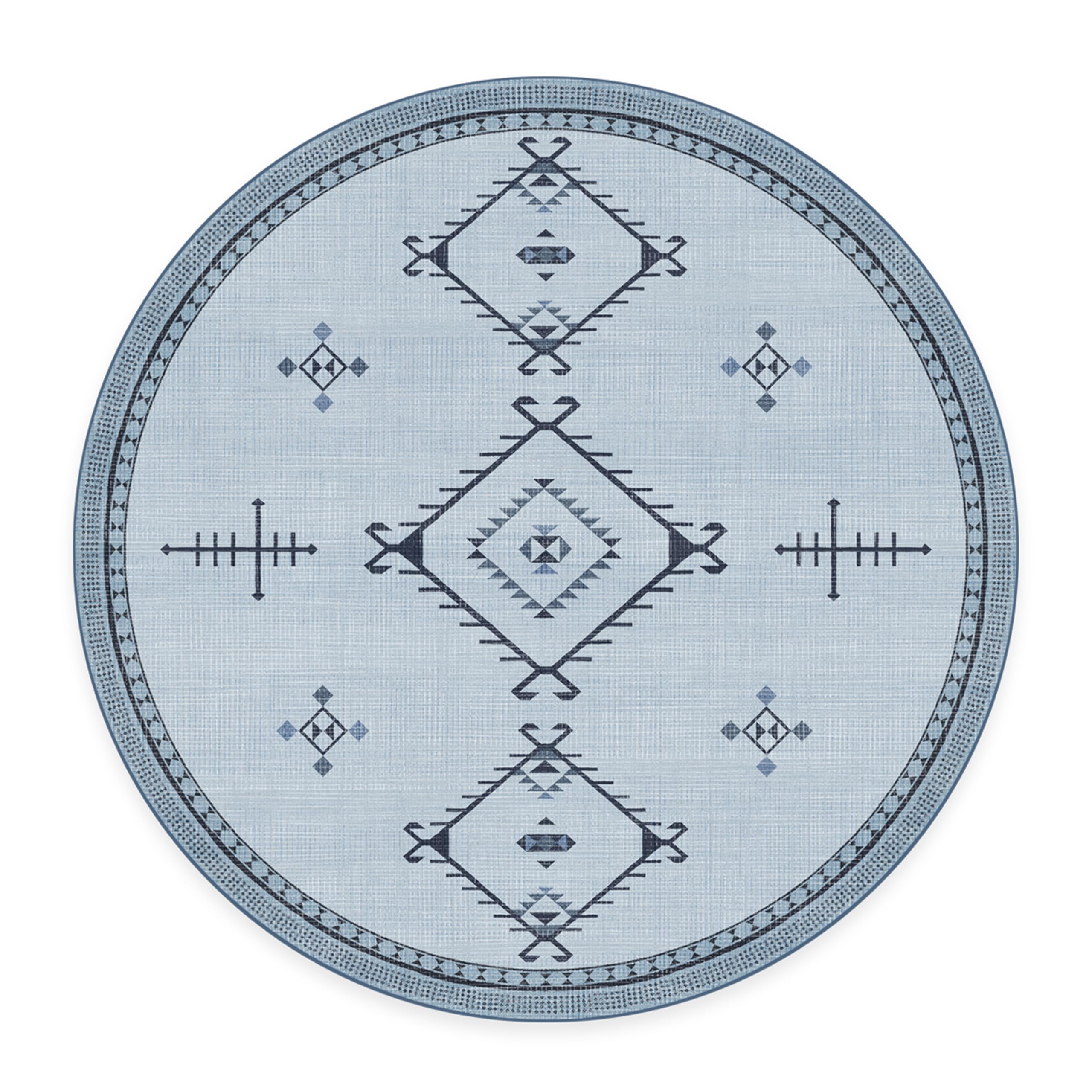 RUGGABLE Damali Runner Rug - Perfect Boho Washable Rug for Entryway Hallway Kitchen - Pet & Child Friendly - Non-Toxic - Stain & Water Resistant - Black & White 2.5&