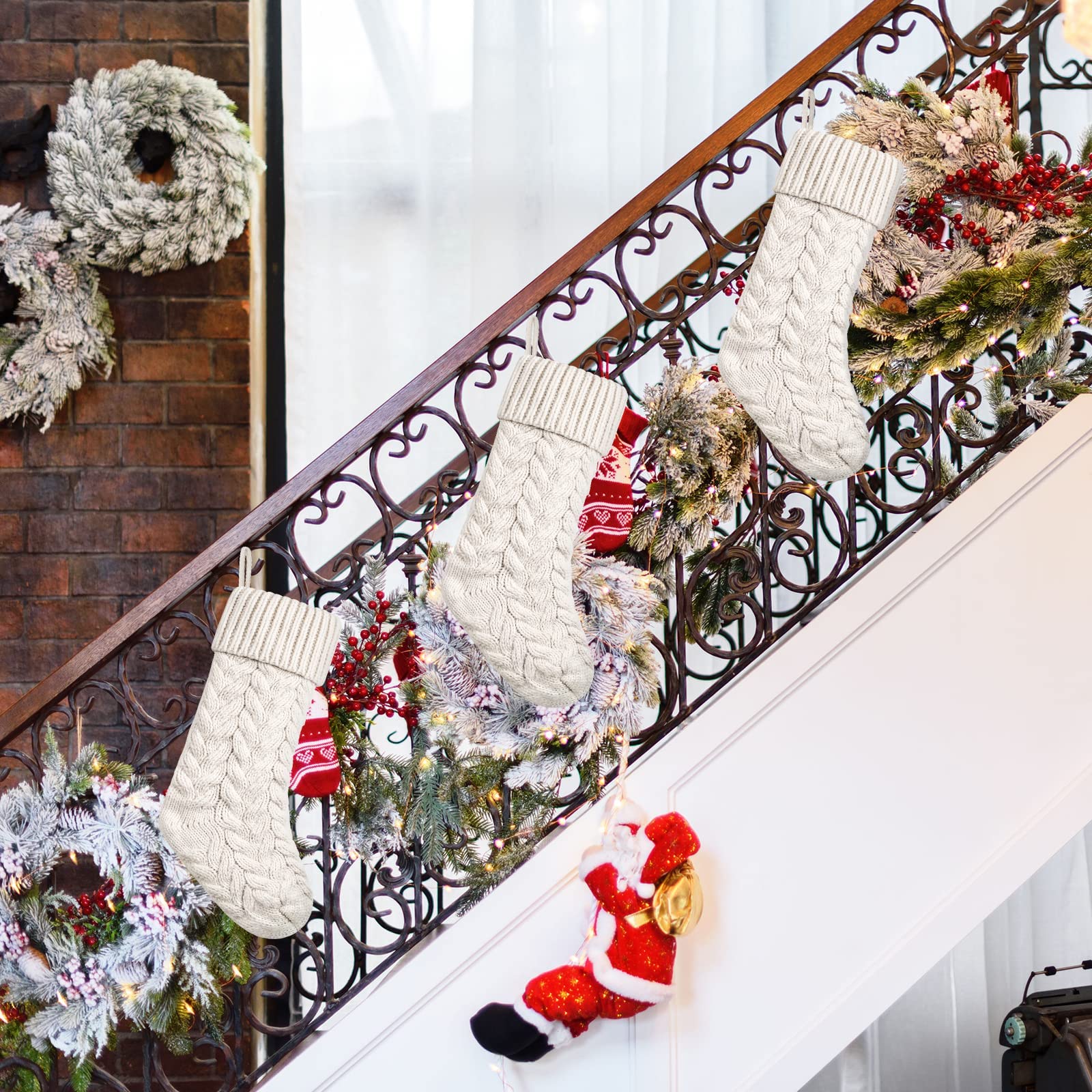 Knit Christmas Stockings Xmas