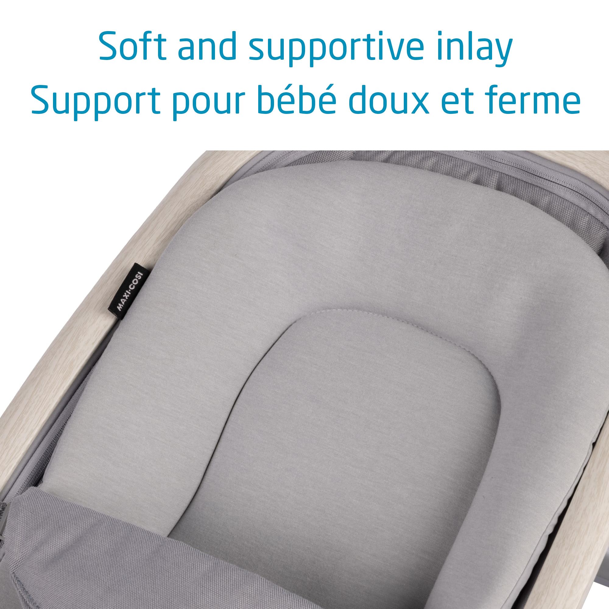Maxi-Cosi 2-in-1 Kori Rocker, folds flat, travel, washable fabrics, Sand Horizon