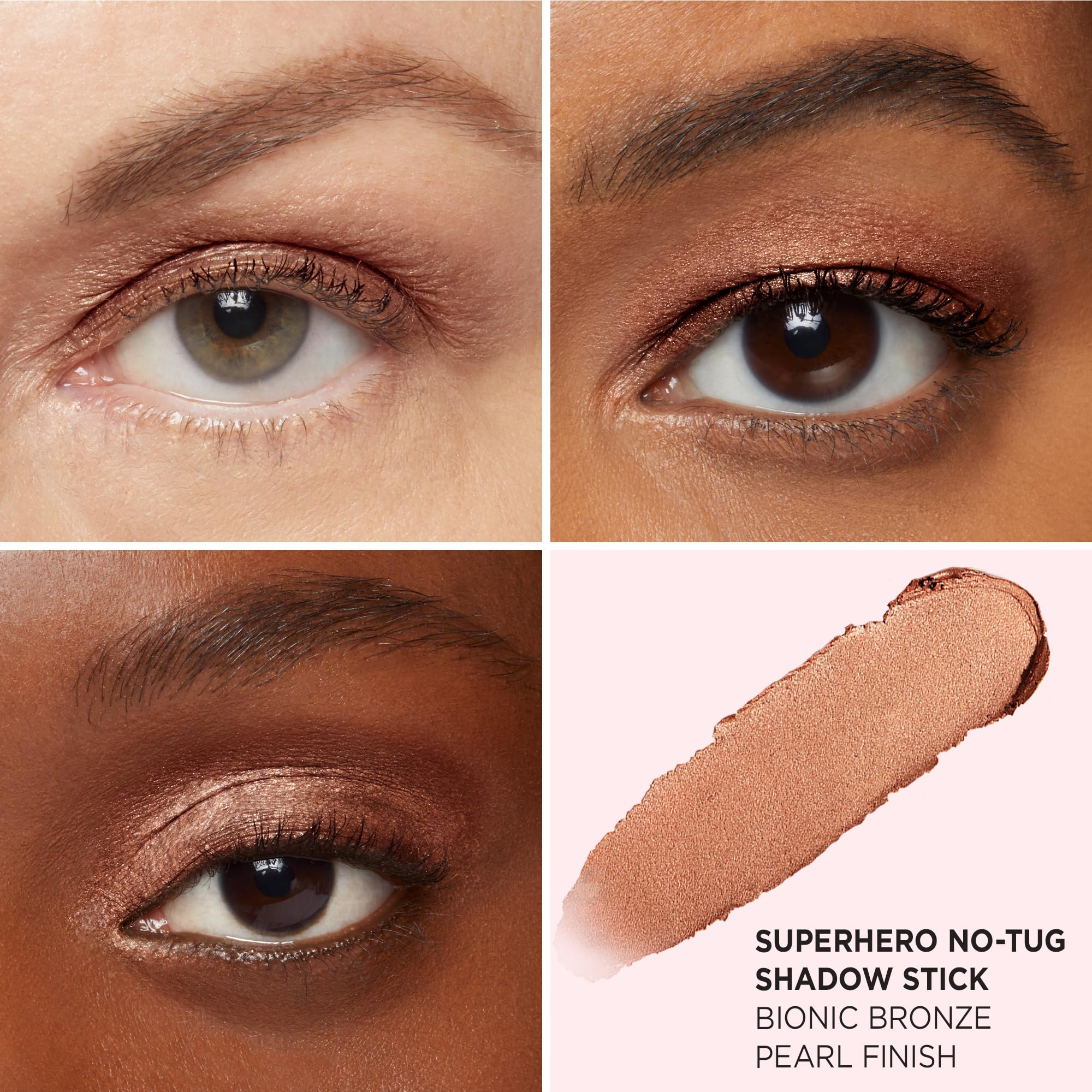 IT Cosmetics Superhero No-Tug Waterproof Eyeshadow Stick - Longwear Blendable Cream with Built-In Primer Suitable for Sensitive Eyes 0.05 oz