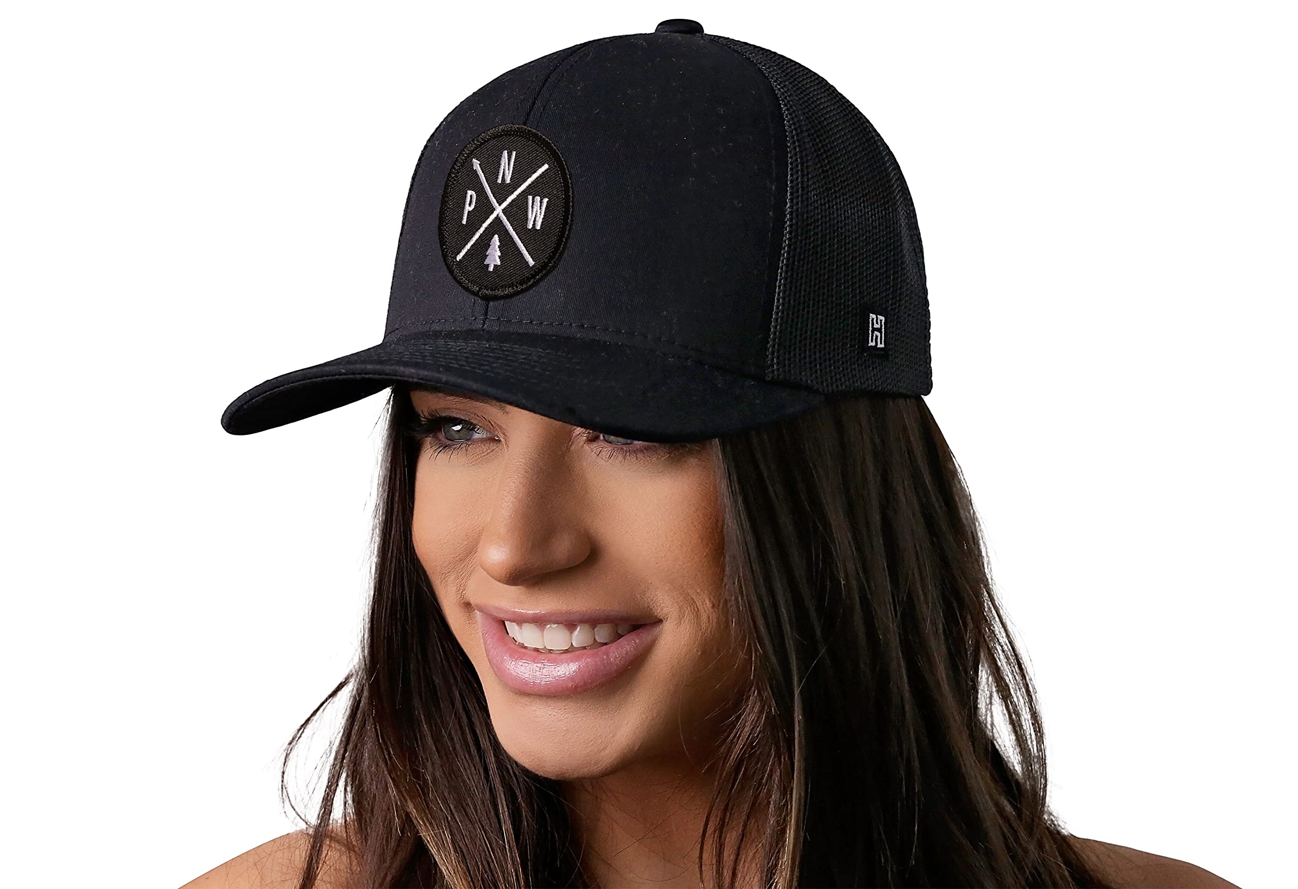 HAKA Camping Hat – Outdoors Trucker Hat for Men & Women, Baseball Cap Adjustable Snapback - Synthetic Leather
