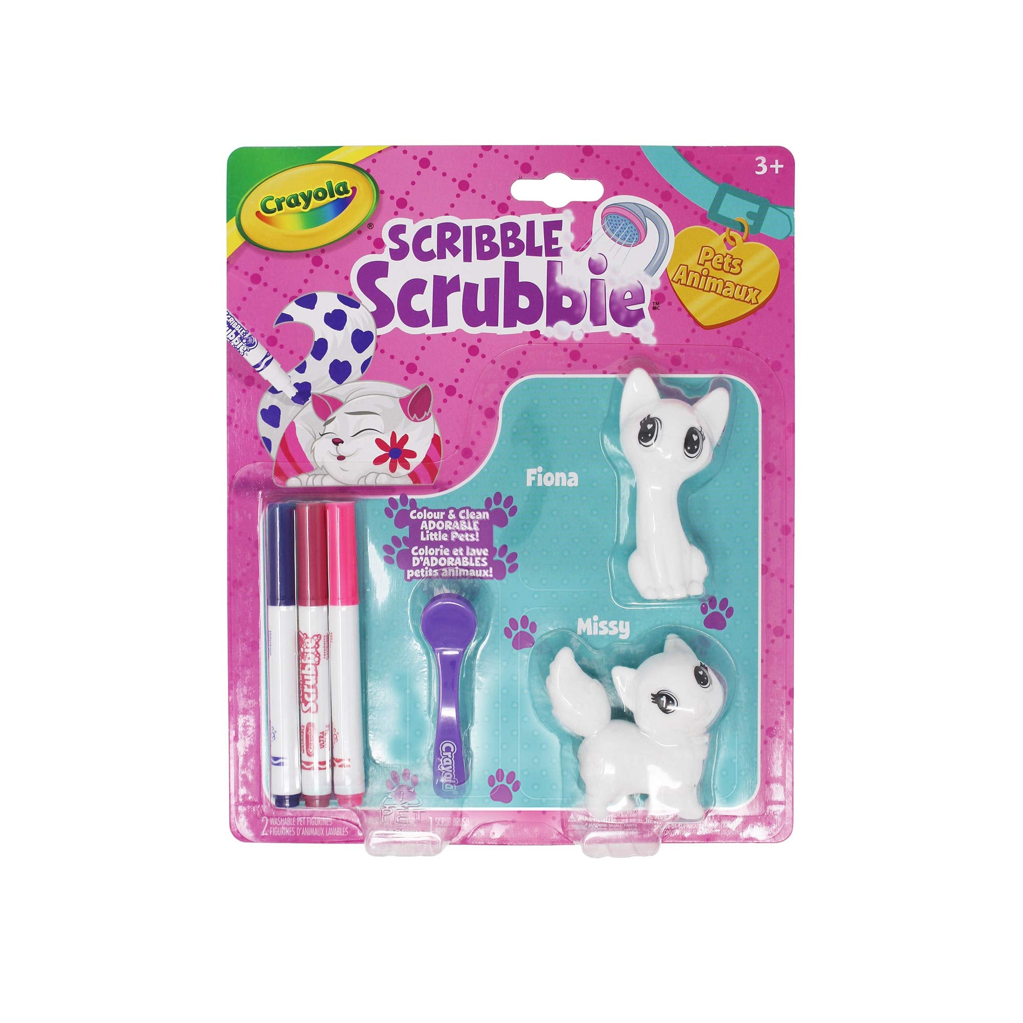 Crayola Scribble Scrubbie Peculiar Pets Tub Playset, Creative Toys