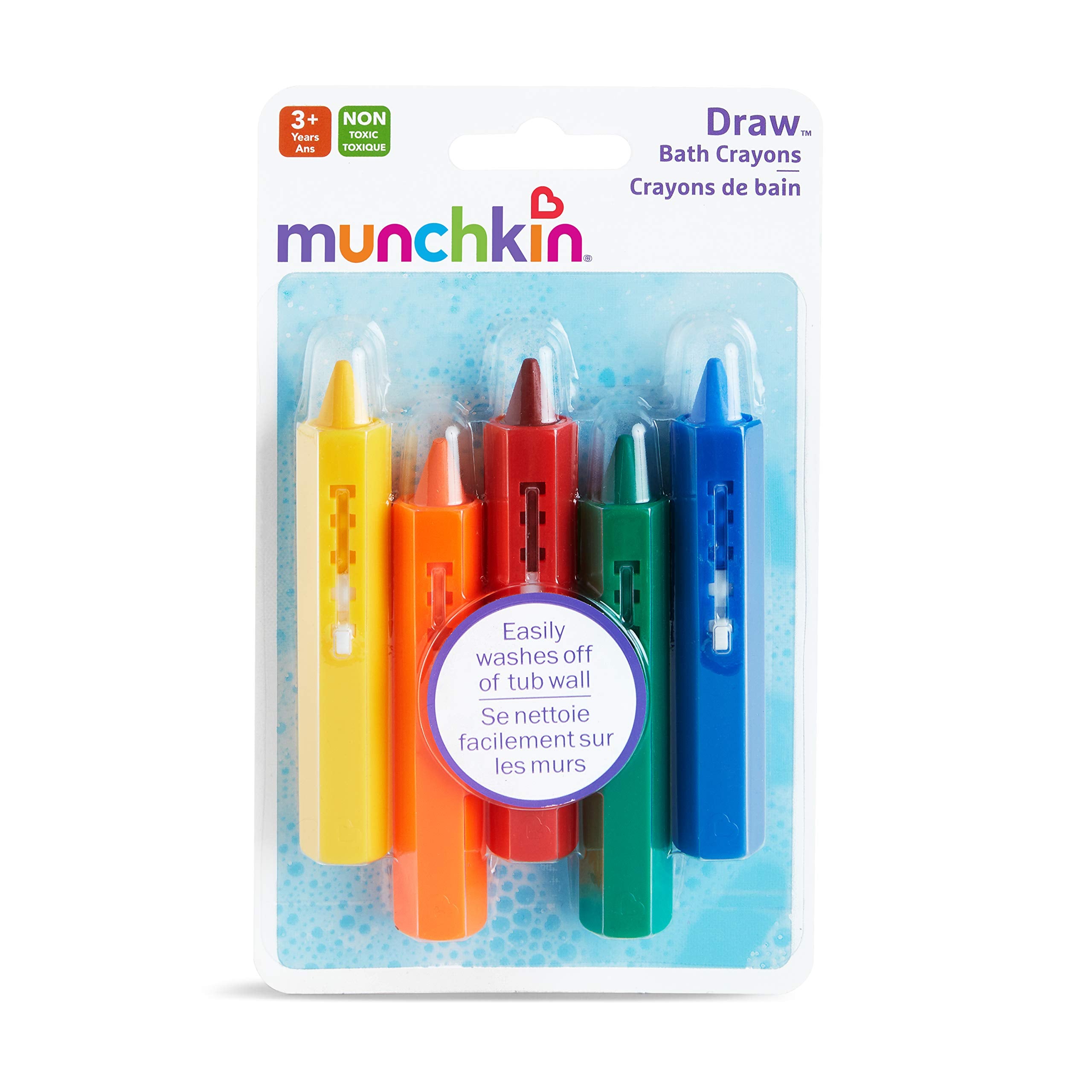 Munchkin 31286 5 Piece Bath Crayons Set