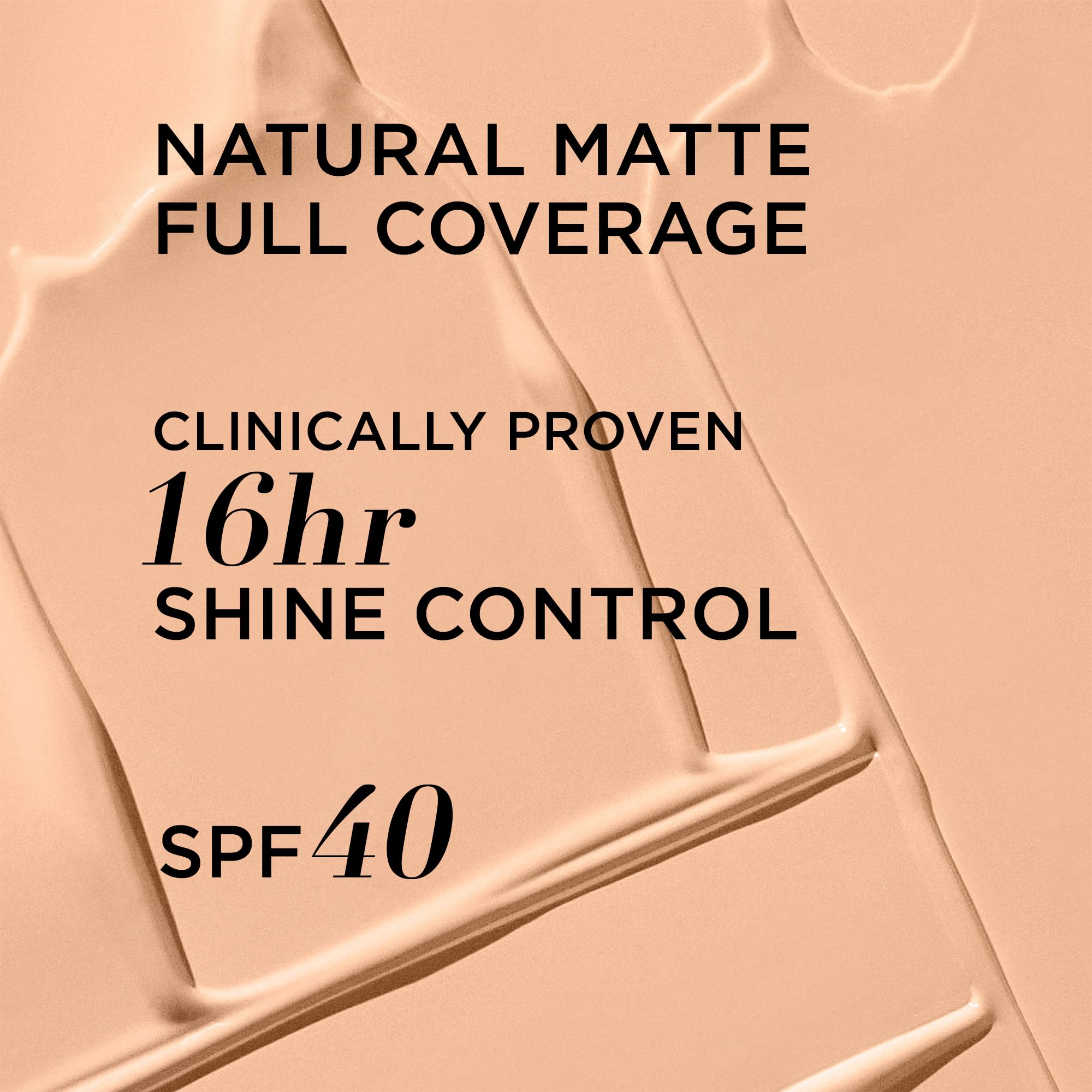 IT Cosmetics CC+ Cream Natural Matte Foundation with SPF 40 - Shine-Reducing & Long-Wear Full Coverage Foundation For Oily Skin - With Hyaluronic Acid - Fragrance Free & Non-Comedogenic - 1.08 fl oz