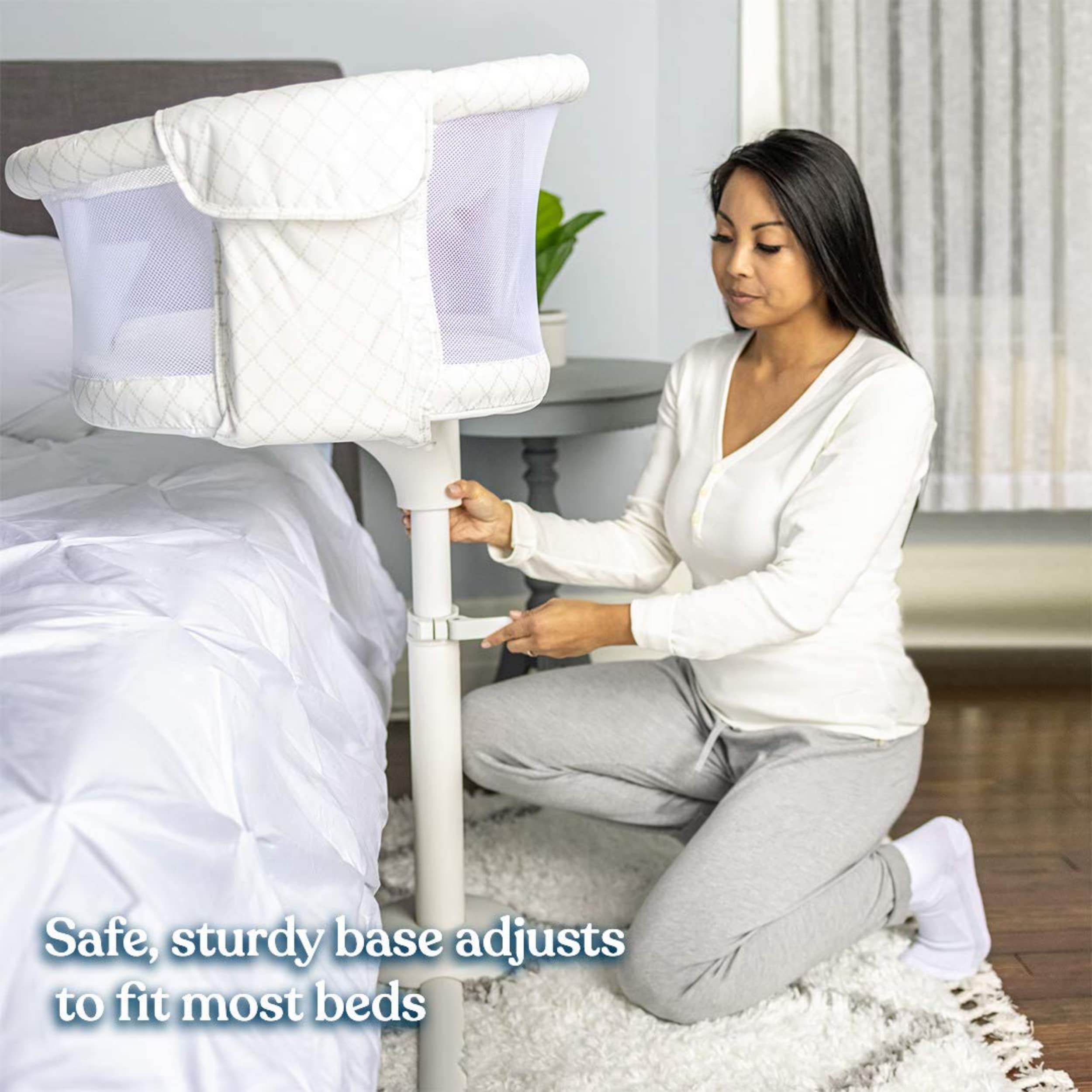 HALO BassiNest Swivel Sleeper - Essentia Series, Nautical Net