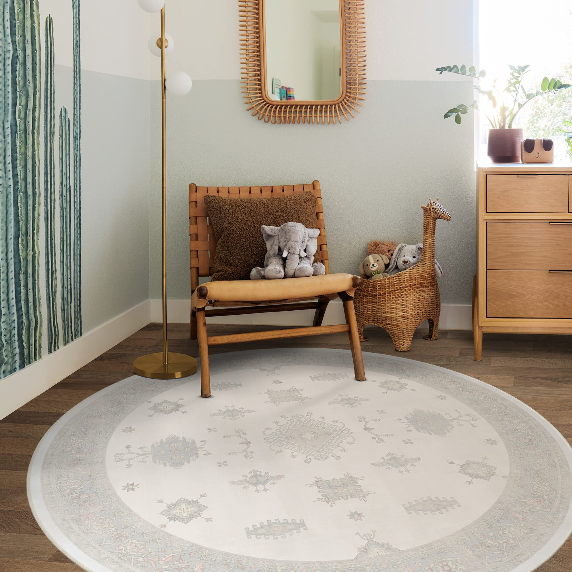 RUGGABLE – Verena Dark Wood – Machine Washable Runner Rug – Pet & Child Friendly – Stain & Water Resistant – Non-Slip – 2.5&
