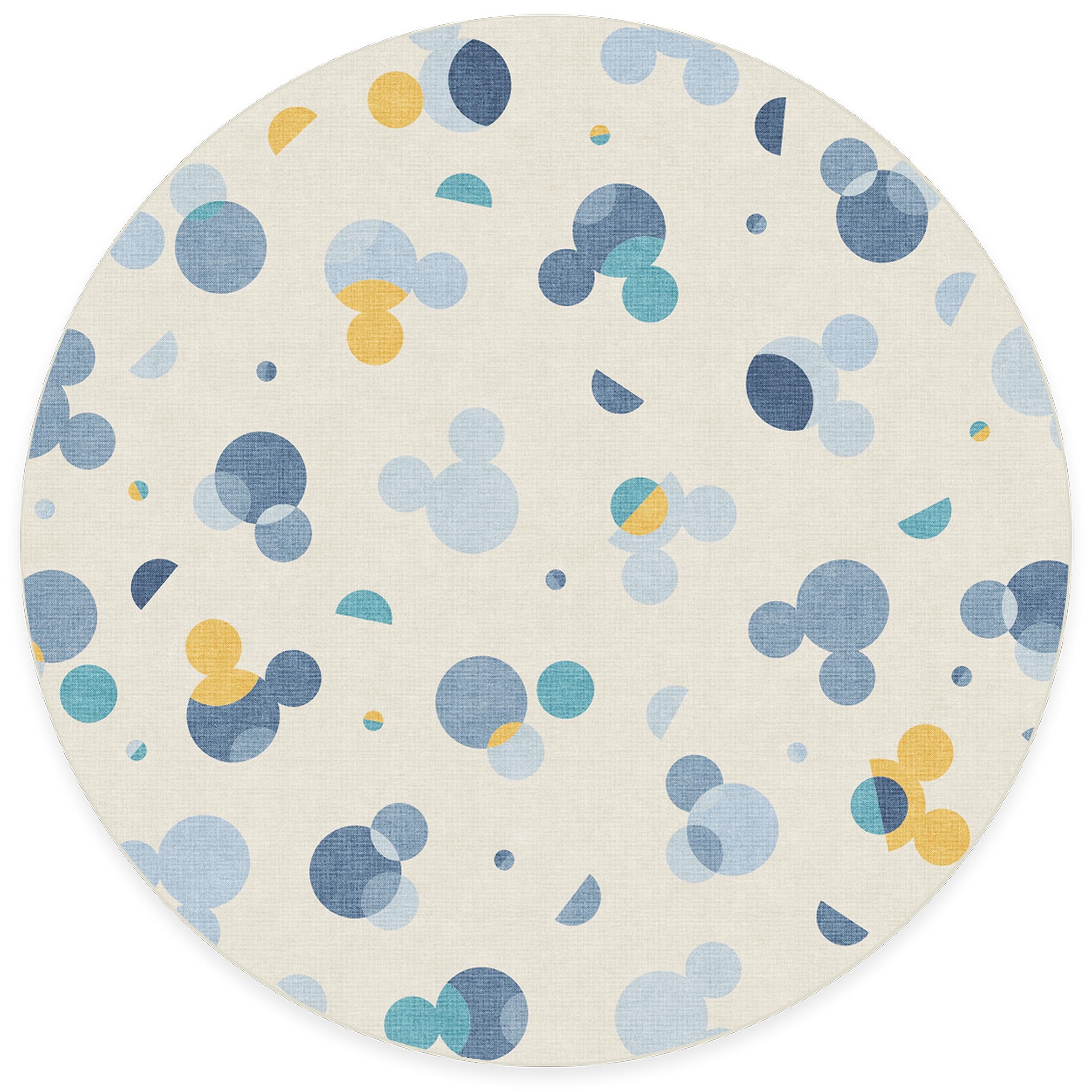 RUGGABLE Disney Classic Minnie Mouse Washable Rug - Perfect Area Rug for Nursery Playroom Kids Room - Pet & Child Friendly - Stain & Water Resistant - Trellis Pink 5&