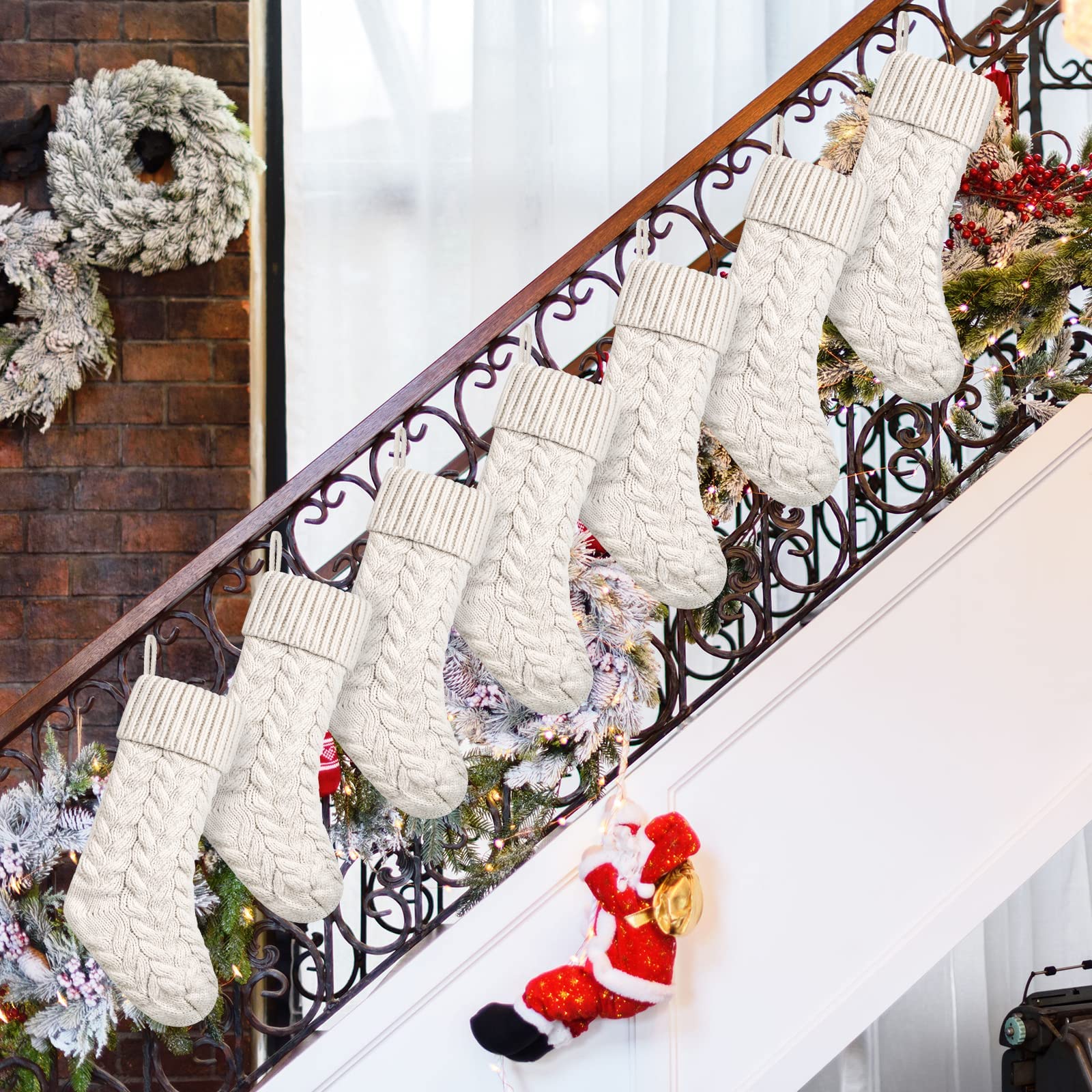 Knit Christmas Stockings Xmas