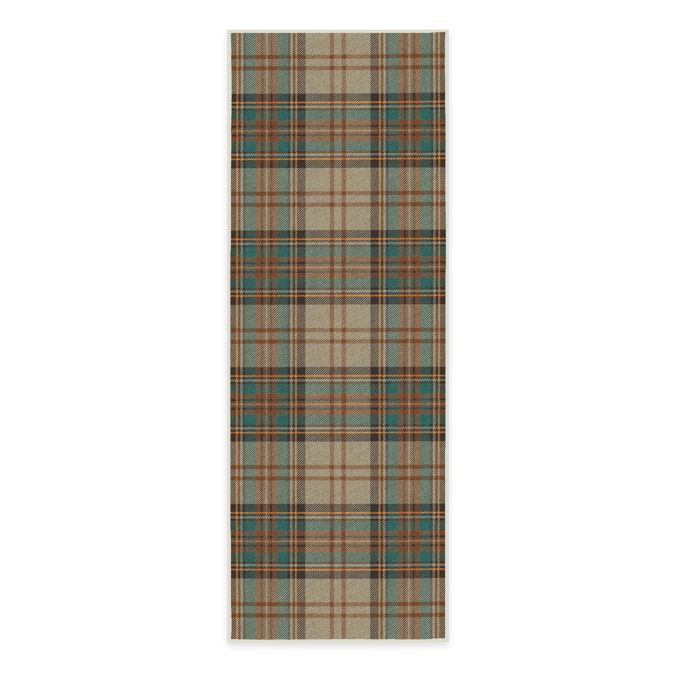 RUGGABLE Winter Plaid Washable Rug - Perfect Holiday Area Rug for Living Room Bedroom Kitchen - Pet & Child Friendly - Stain & Water Resistant - Dress Stewart Tartan Plaid 3&