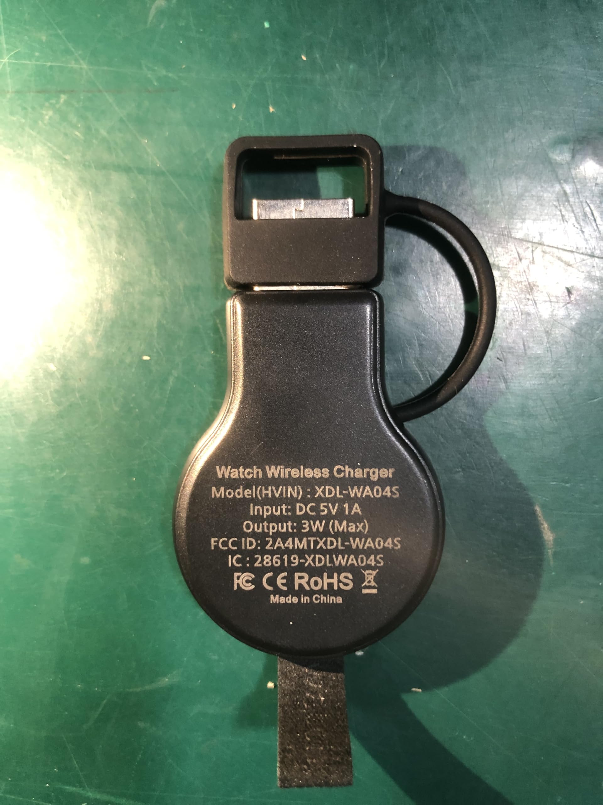 NEWDERY Charger for Apple Watch Portable iWatch USB Wireless Charger, Travel Cordless Charger with Light Weight Magnetic Quick Charge for Apple Watch Ultra 2 Series 9 8 7 6 5 4 3 2 1 SE, White