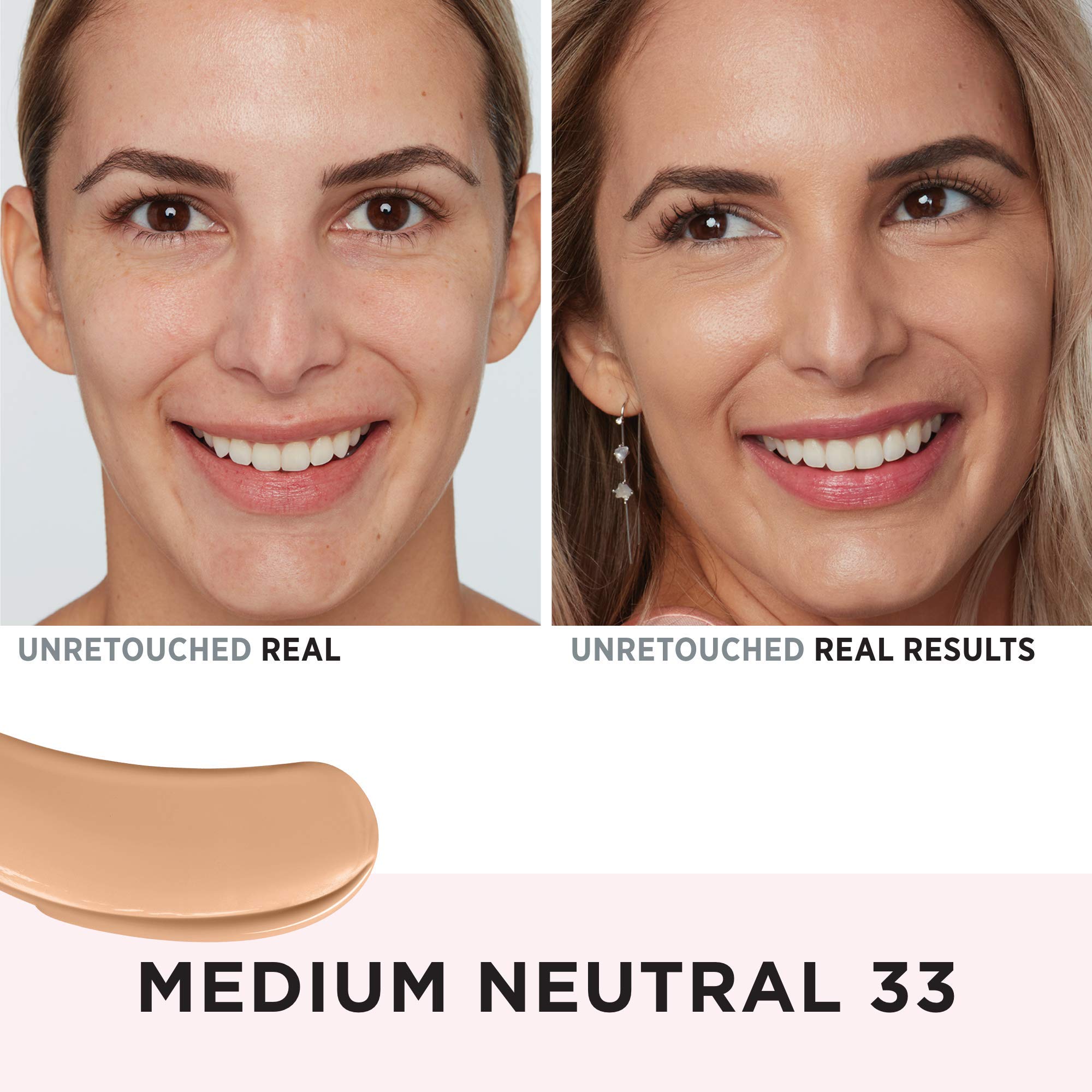 IT Cosmetics Your Skin But Better Foundation + Skincare - Hydrating Medium Buildable Coverage - Minimizes Pores & Imperfections - Natural Radiant Finish - With Hyaluronic Acid - 1.0 fl oz