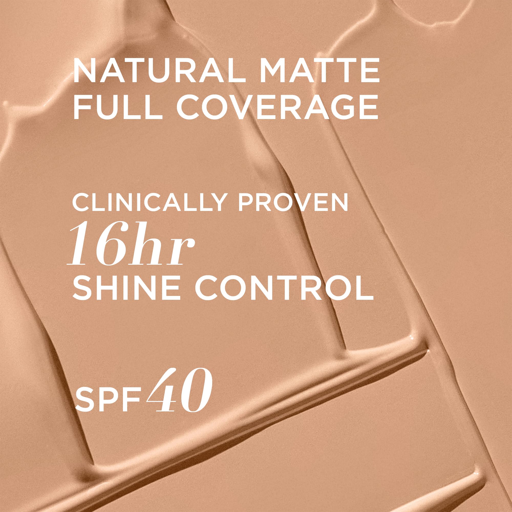 IT Cosmetics CC+ Cream Natural Matte Foundation with SPF 40 - Shine-Reducing & Long-Wear Full Coverage Foundation For Oily Skin - With Hyaluronic Acid - Fragrance Free & Non-Comedogenic - 1.08 fl oz