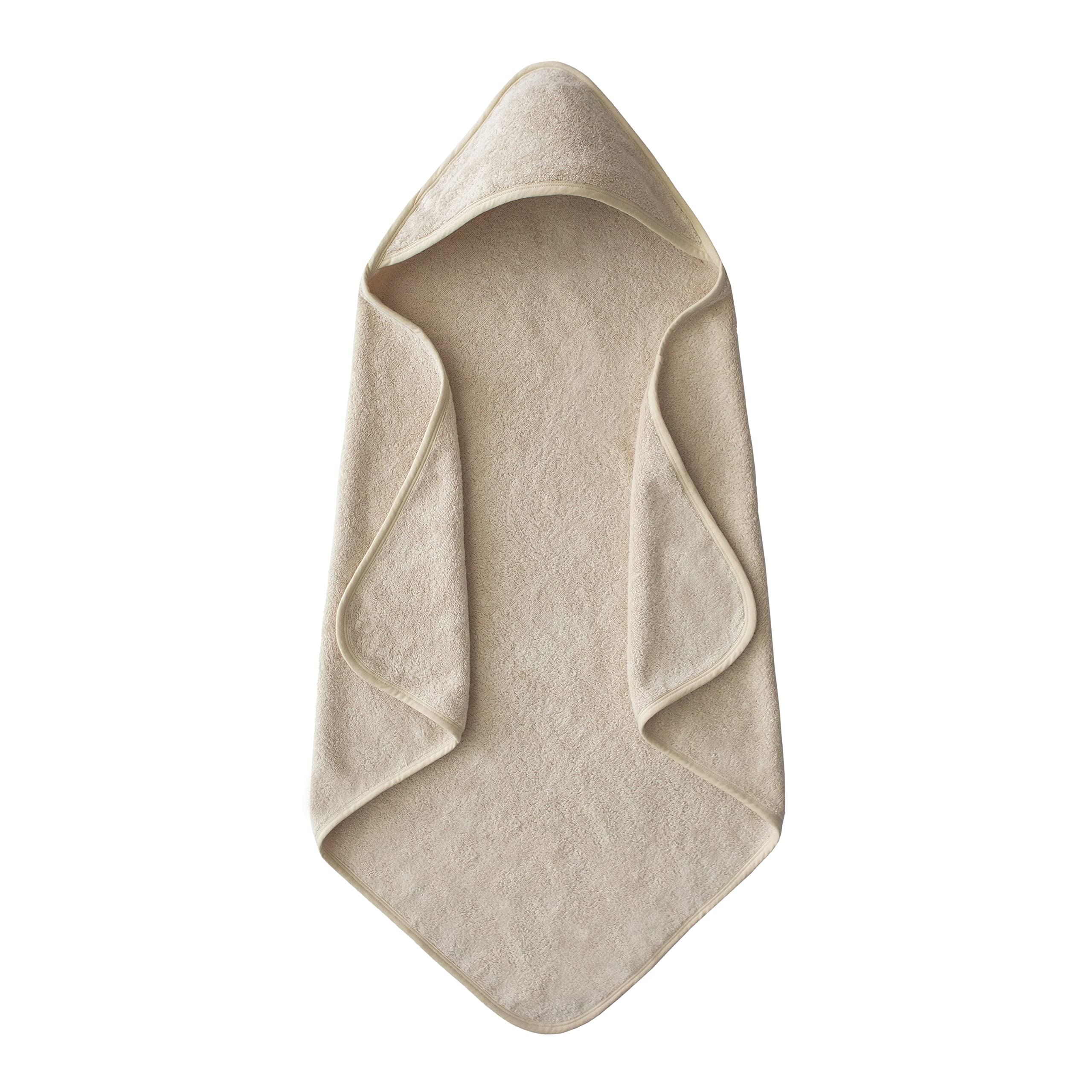 mushie Baby Hooded Towel | Organic Cotton (Moss)
