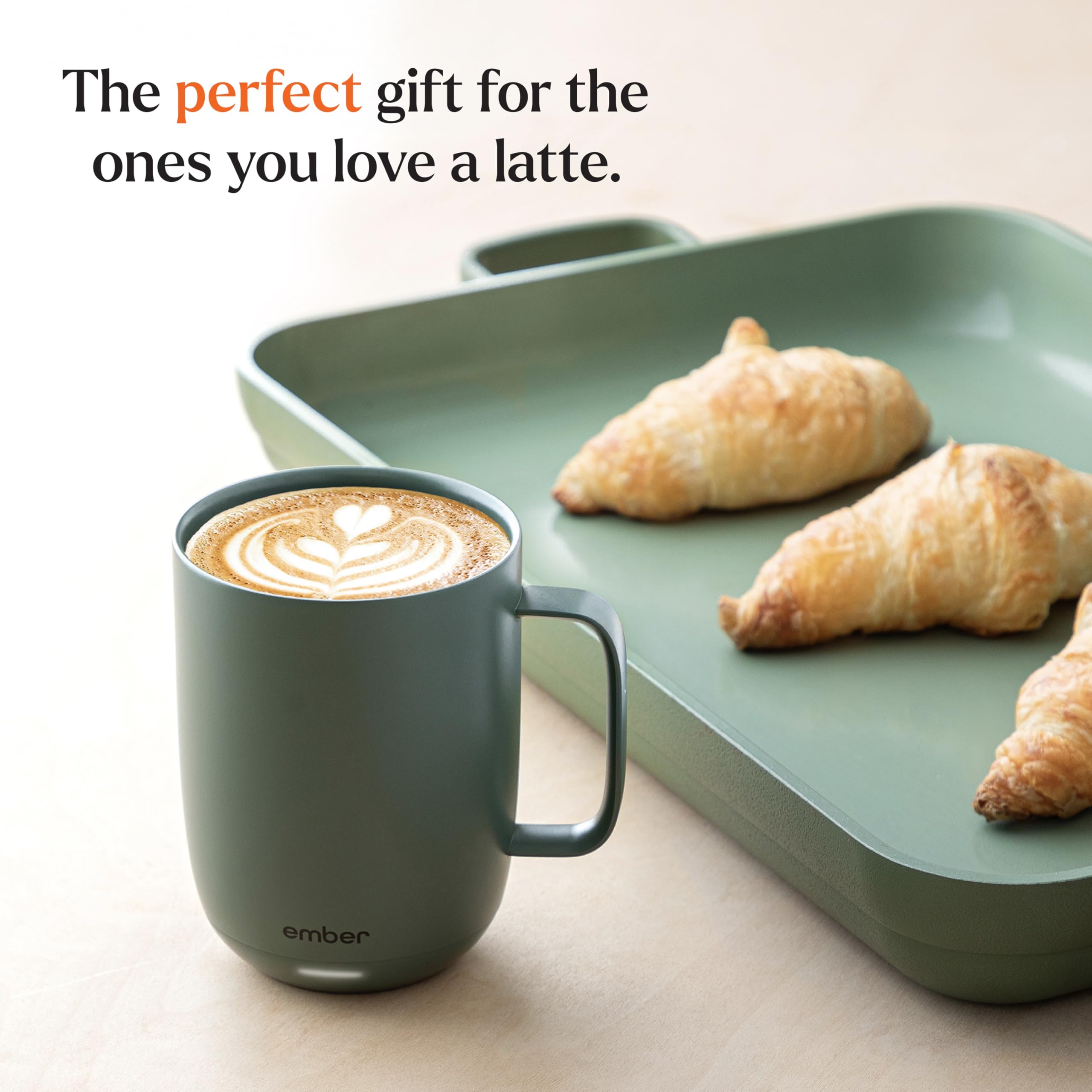 Ember Temperature Control Smart Mug 2, 14 Oz, App-Controlled Heated Coffee Mug with 80 Min Battery Life and Improved Design, White