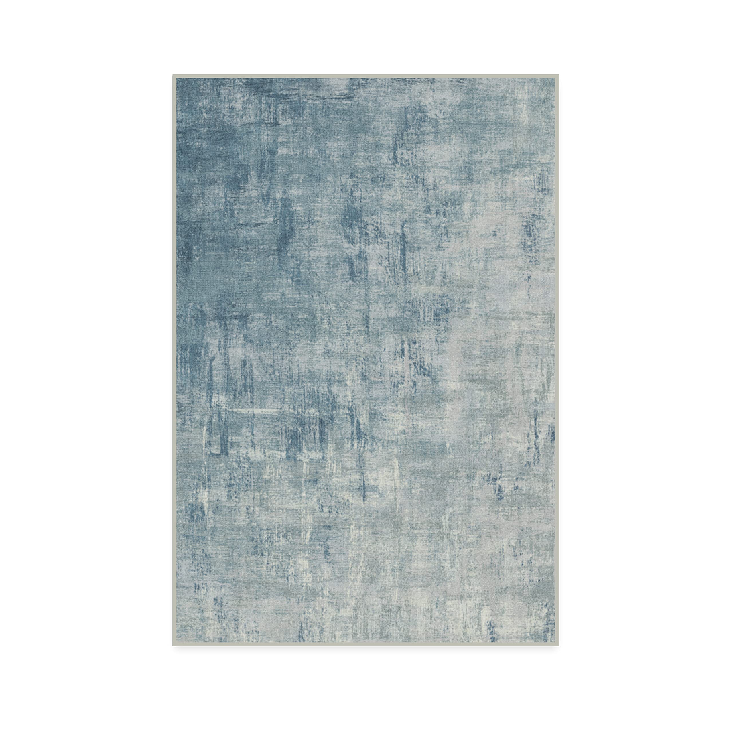 RUGGABLE Impasto Washable Rug - Perfect Modern Area Rug for Living Room Bedroom Kitchen - Non-Slip, Pet & Child Friendly, Stain & Water Resistant - Durable - Sage Green 3&