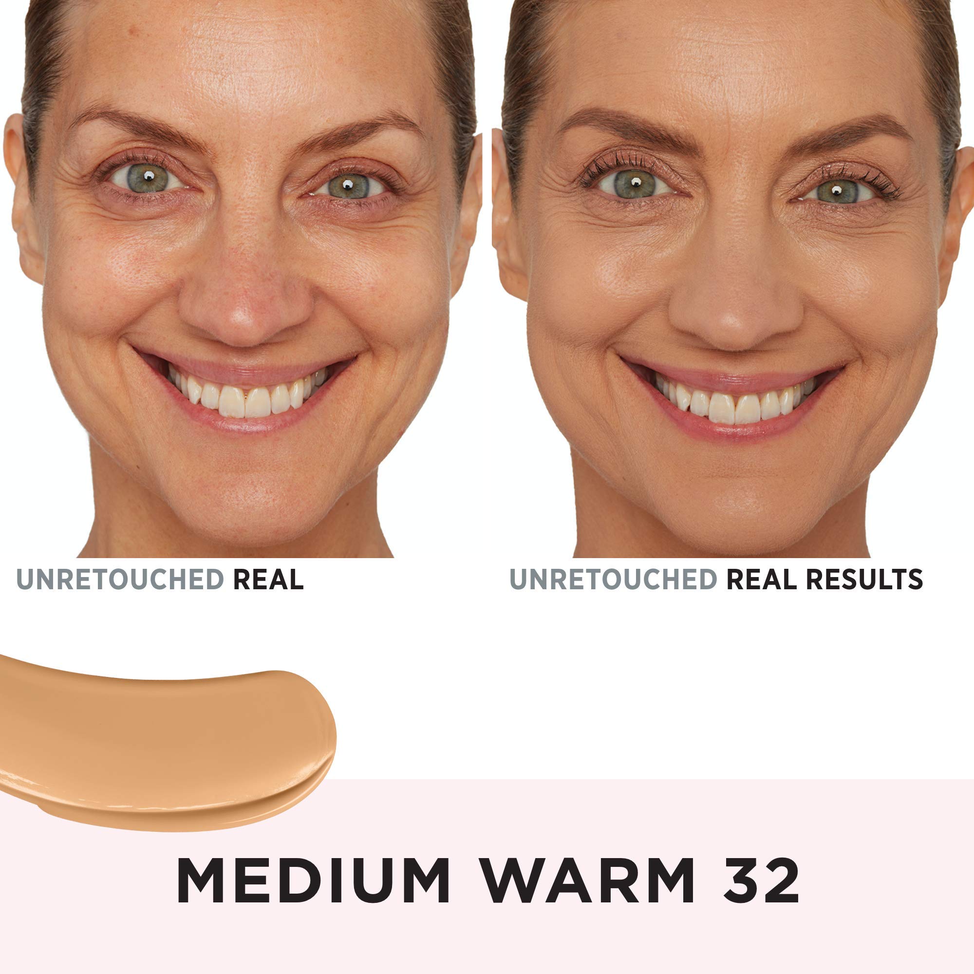 IT Cosmetics Your Skin But Better Foundation + Skincare - Hydrating Medium Buildable Coverage - Minimizes Pores & Imperfections - Natural Radiant Finish - With Hyaluronic Acid - 1.0 fl oz
