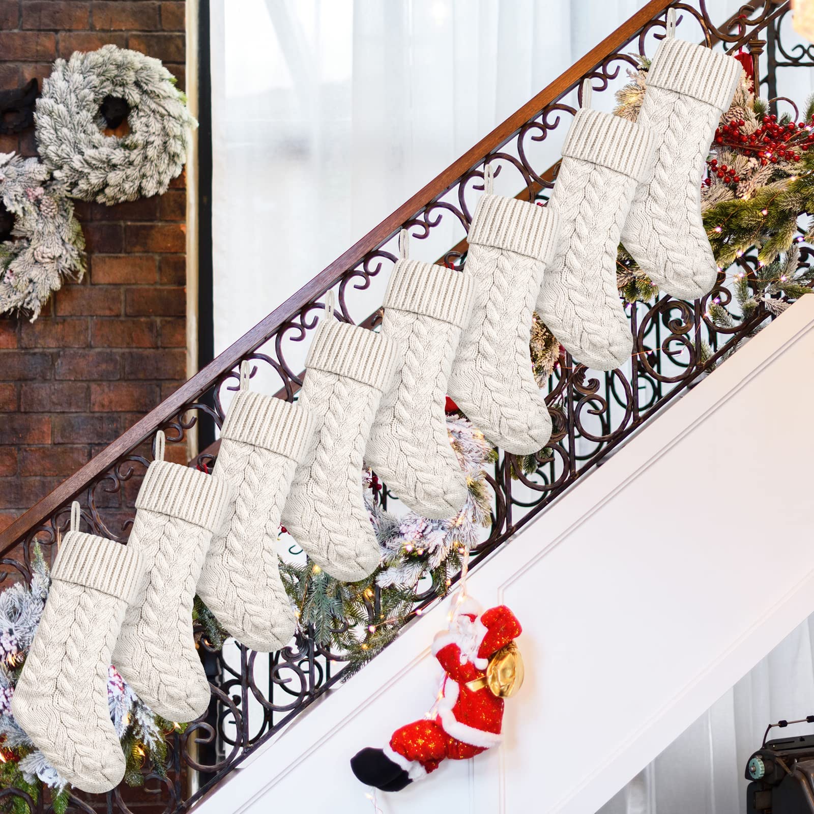 Knit Christmas Stockings Xmas