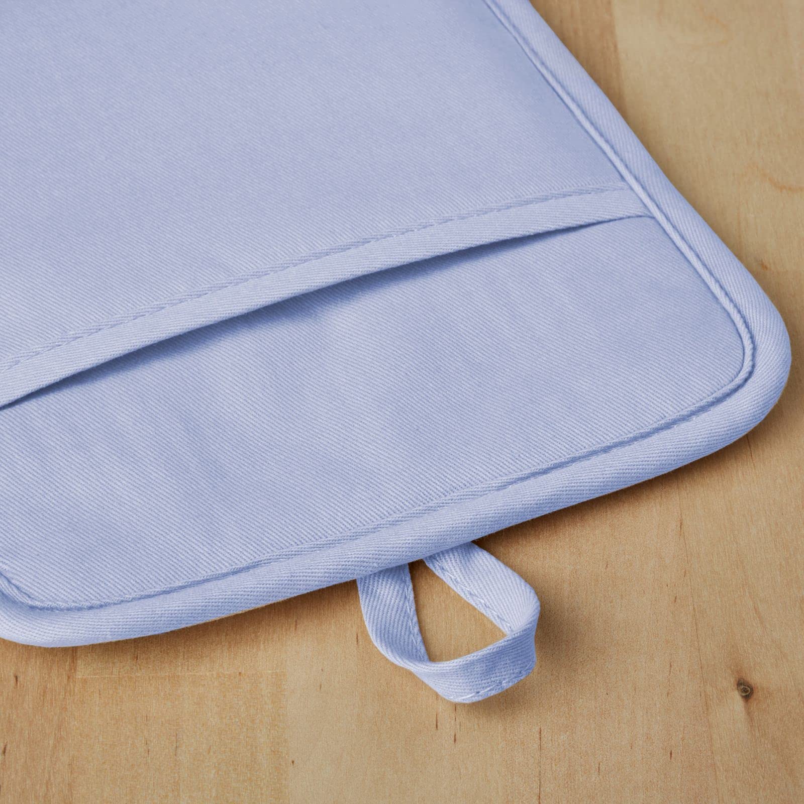 KitchenAid Ribbed Soft Silicone Water Resistant Pot Holder Set, Milkshake , 2 Piece Set, 7"x9"