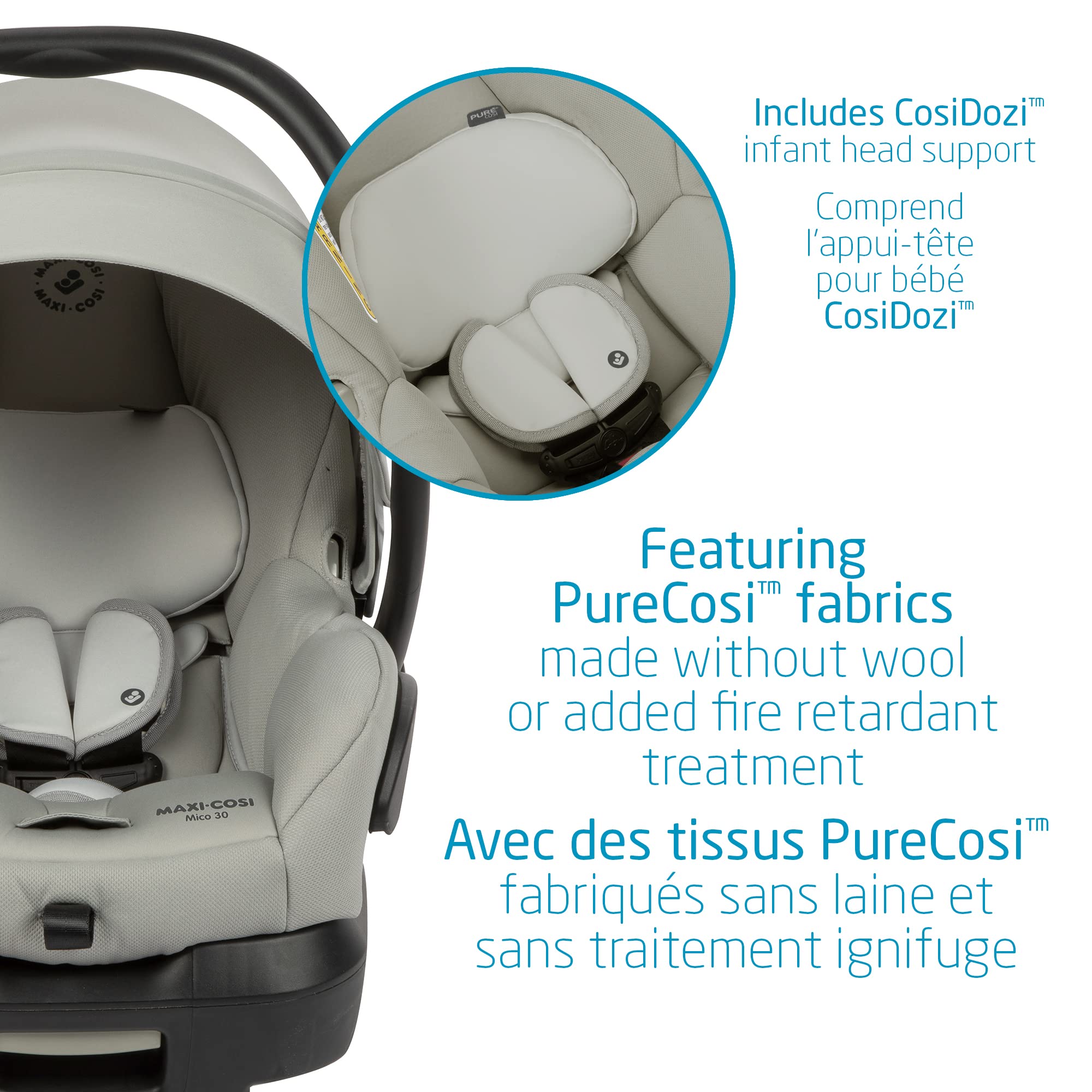 Maxi-Cosi Zelia Max 5-in-1 Modular Travel System, Carraige mode, Reversible toddler seat, Use from birth, Mico infant car seat (included), Polished Pebble