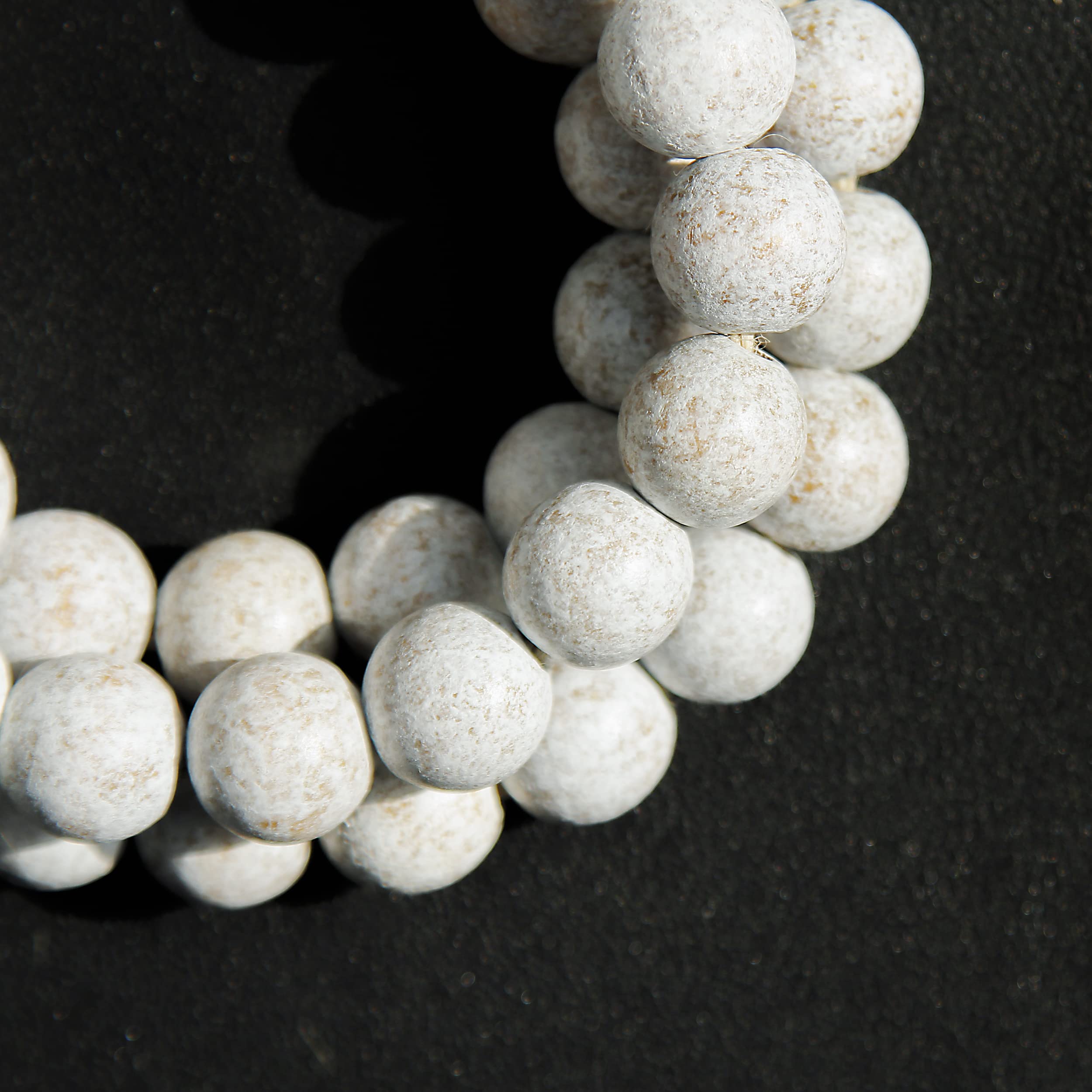 Meplait 39in Wood Bead Garland Farmhouse with Tassels,Versatile Prayer Beads Boho Chic Wall Hanging Home Decor (Purple)