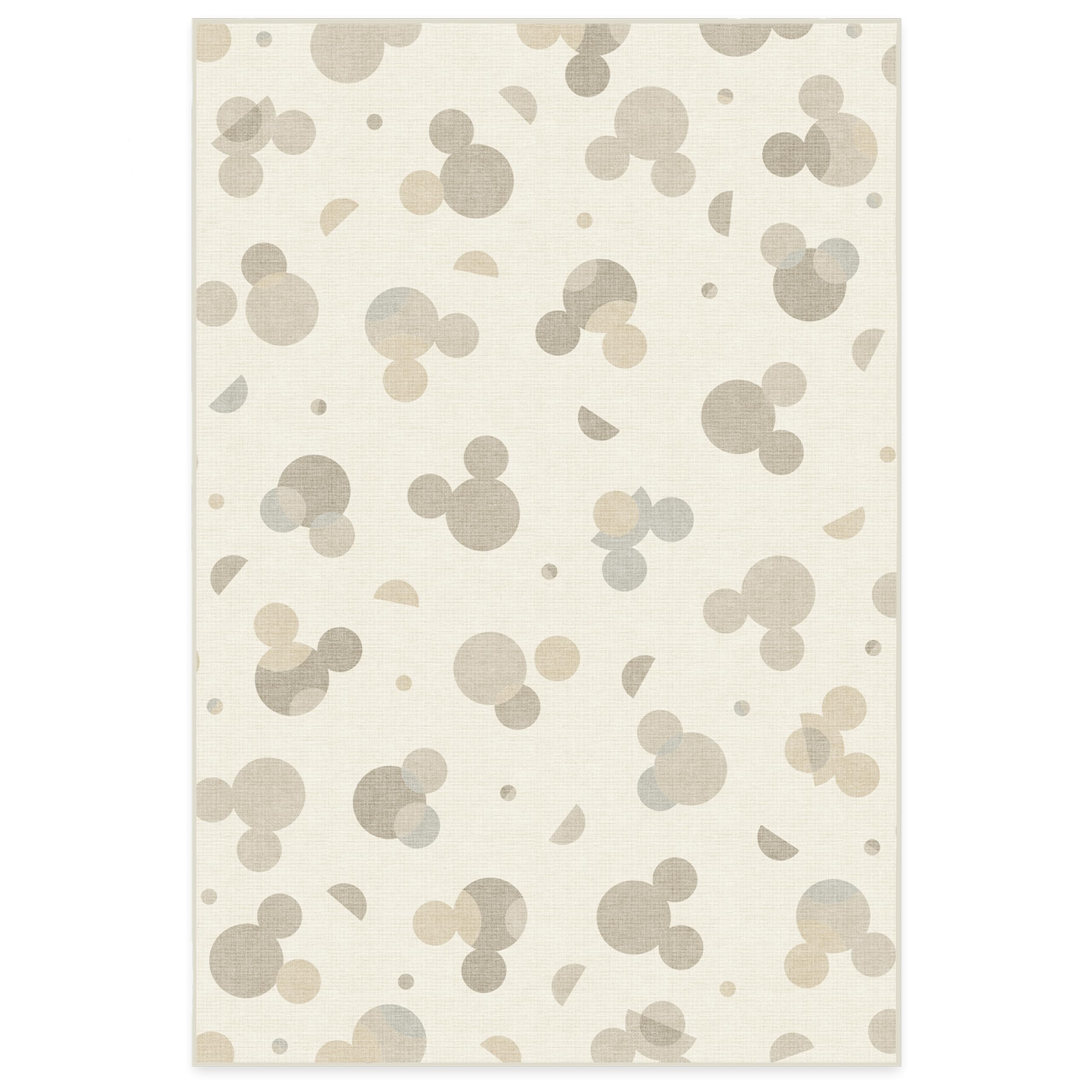 RUGGABLE Disney Classic Minnie Mouse Washable Rug - Perfect Area Rug for Nursery Playroom Kids Room - Pet & Child Friendly - Stain & Water Resistant - Trellis Pink 5&