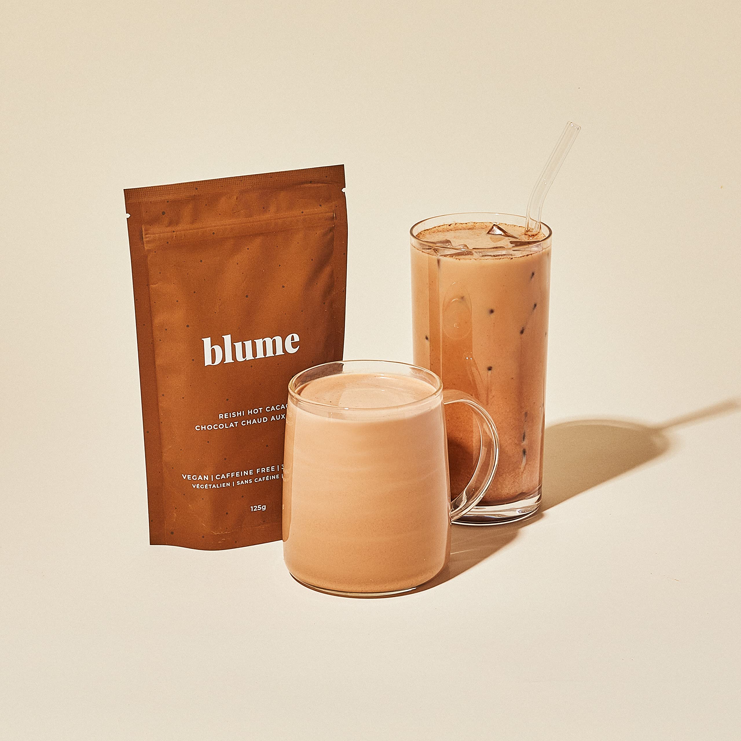 Blume Rose London Fog Latte with Zero Sugar or Caffeine - Certified Organic, Vegan and Gluten-Free - Tart Cherry & Rosehips blend rich Antioxidant & Vitamin to Ease Bloating and Boost Your Natural Glow - 30 Servings