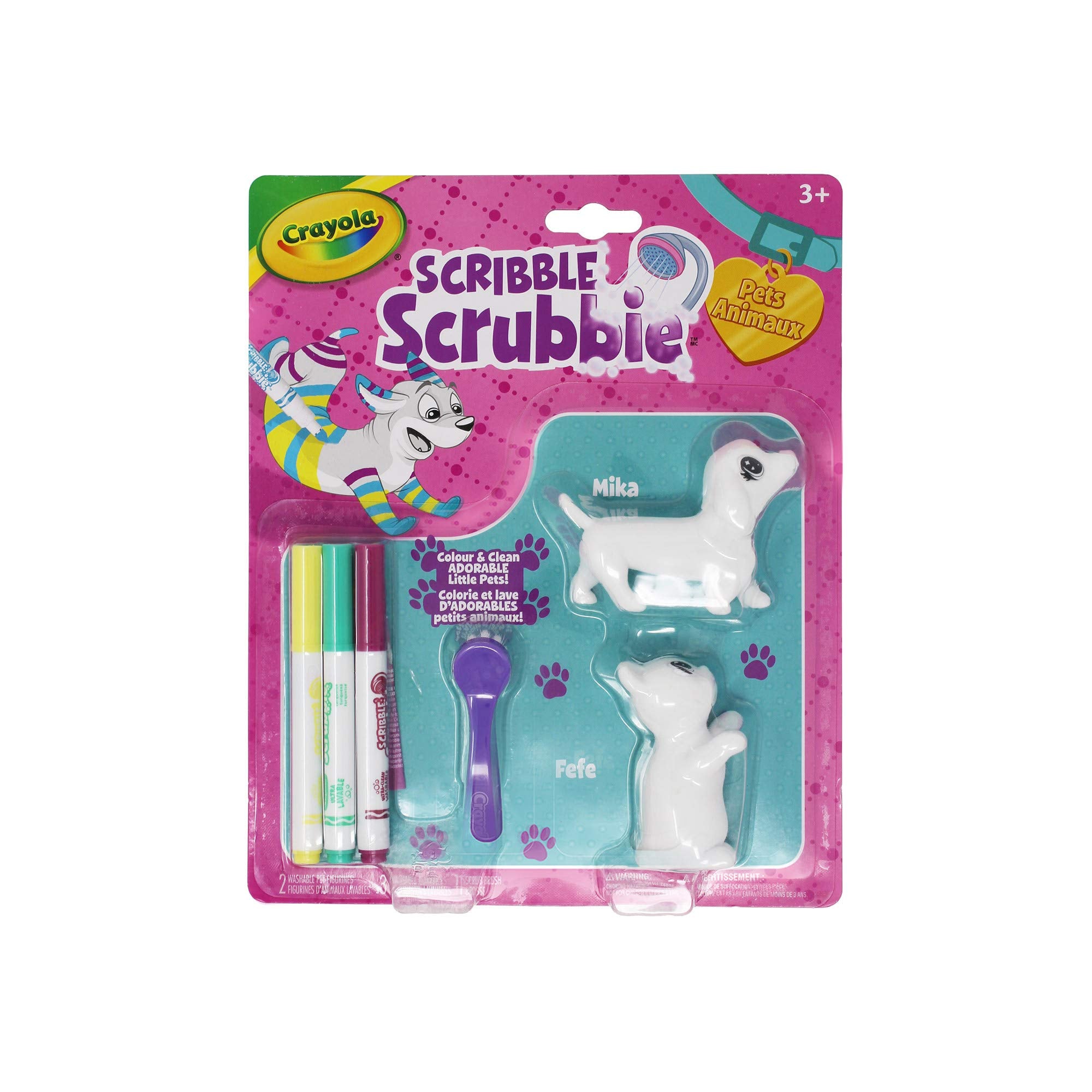 Crayola Scribble Scrubbie Peculiar Pets Tub Playset, Creative Toys