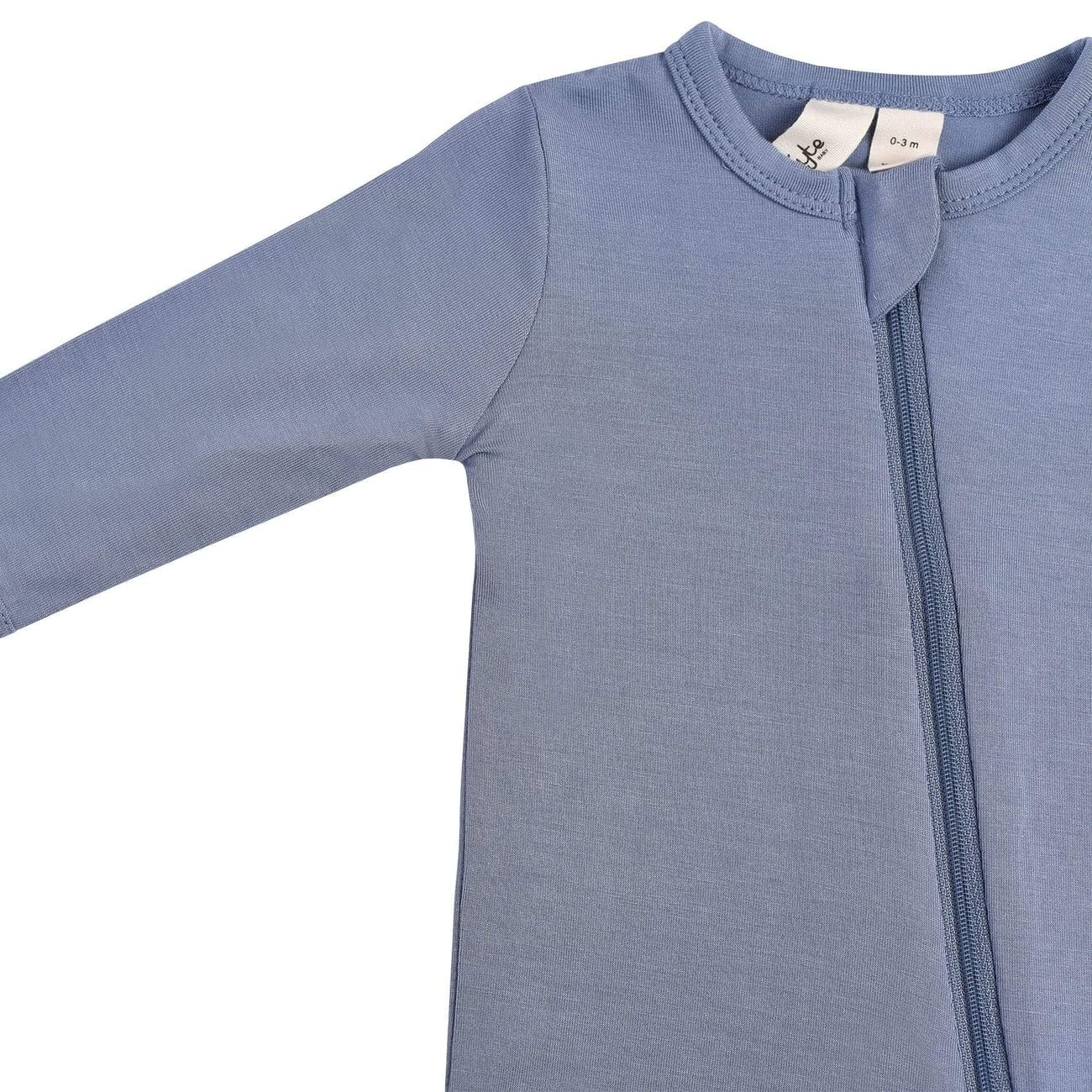 KYTE BABY Unisex Zipper Closure Footies, Rayon Made From Bamboo, 0-24 Months