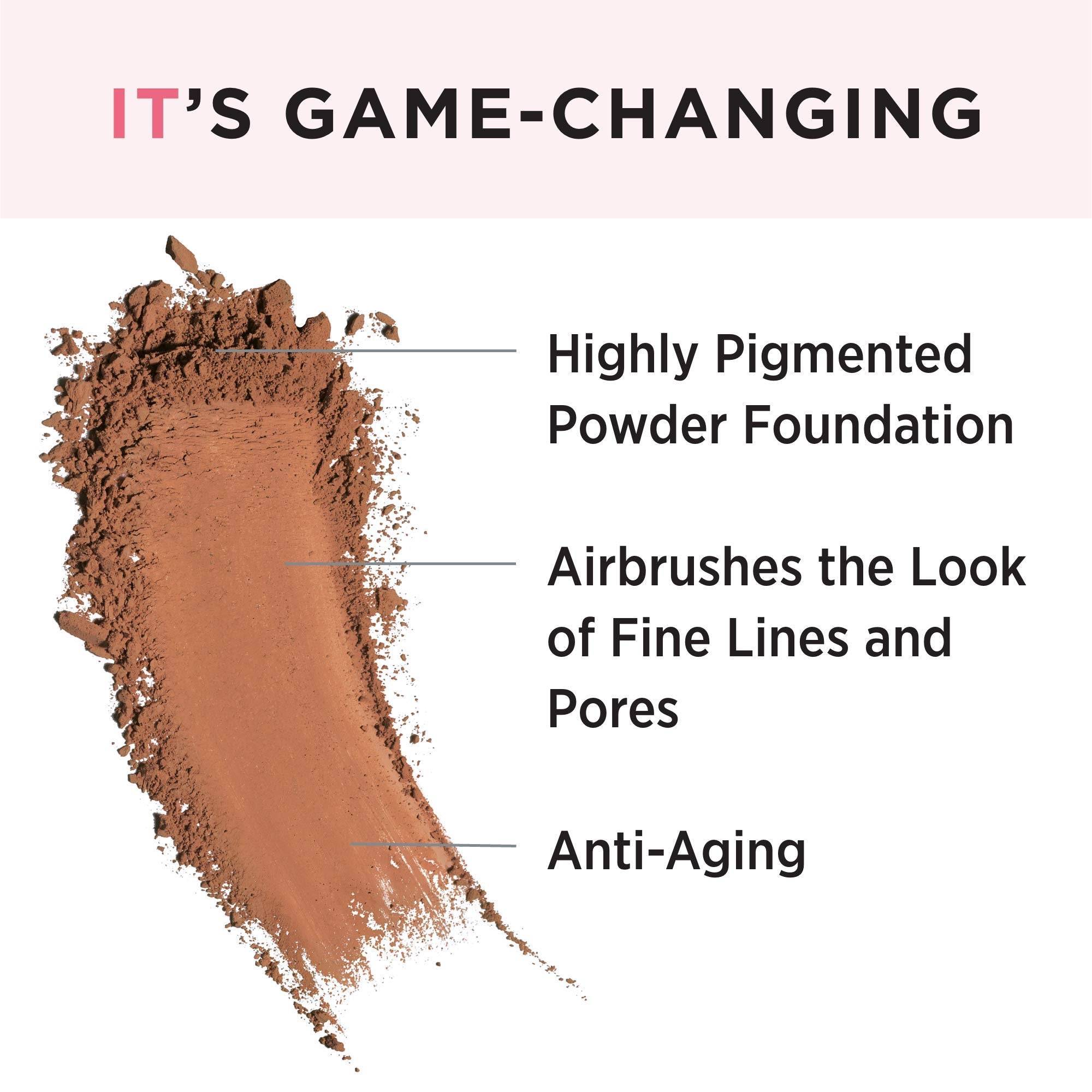 IT Cosmetics Celebration Foundation - Full-Coverage, Anti-Aging Powder Foundation - Blurs Pores, Wrinkles & Imperfections - With Hydrolyzed Collagen & Hyaluronic Acid - 0.3 oz