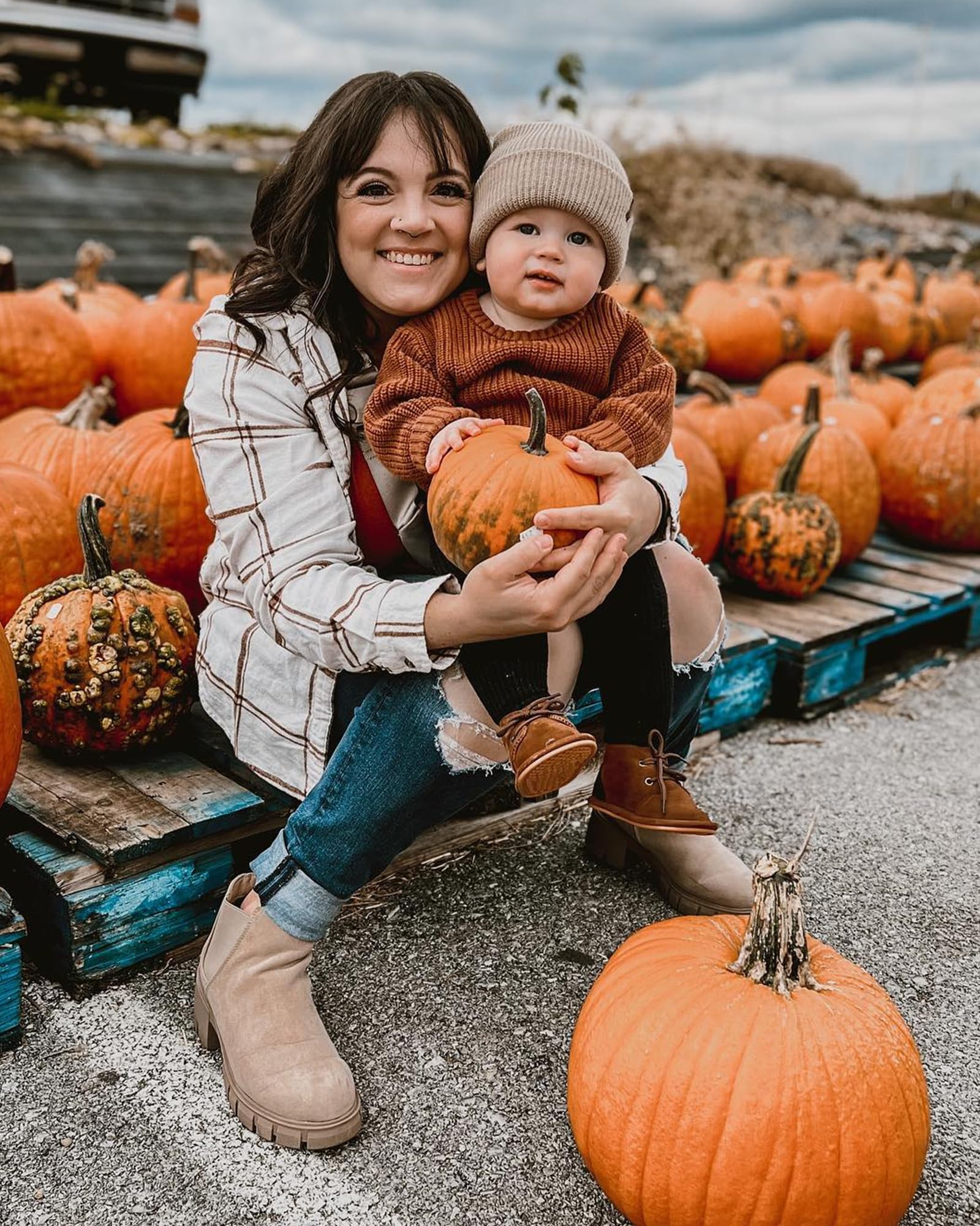 FURTALK Toddler Beanie Baby Boys Girls Beanies Kids Winter Hats Children Knit Warm Caps