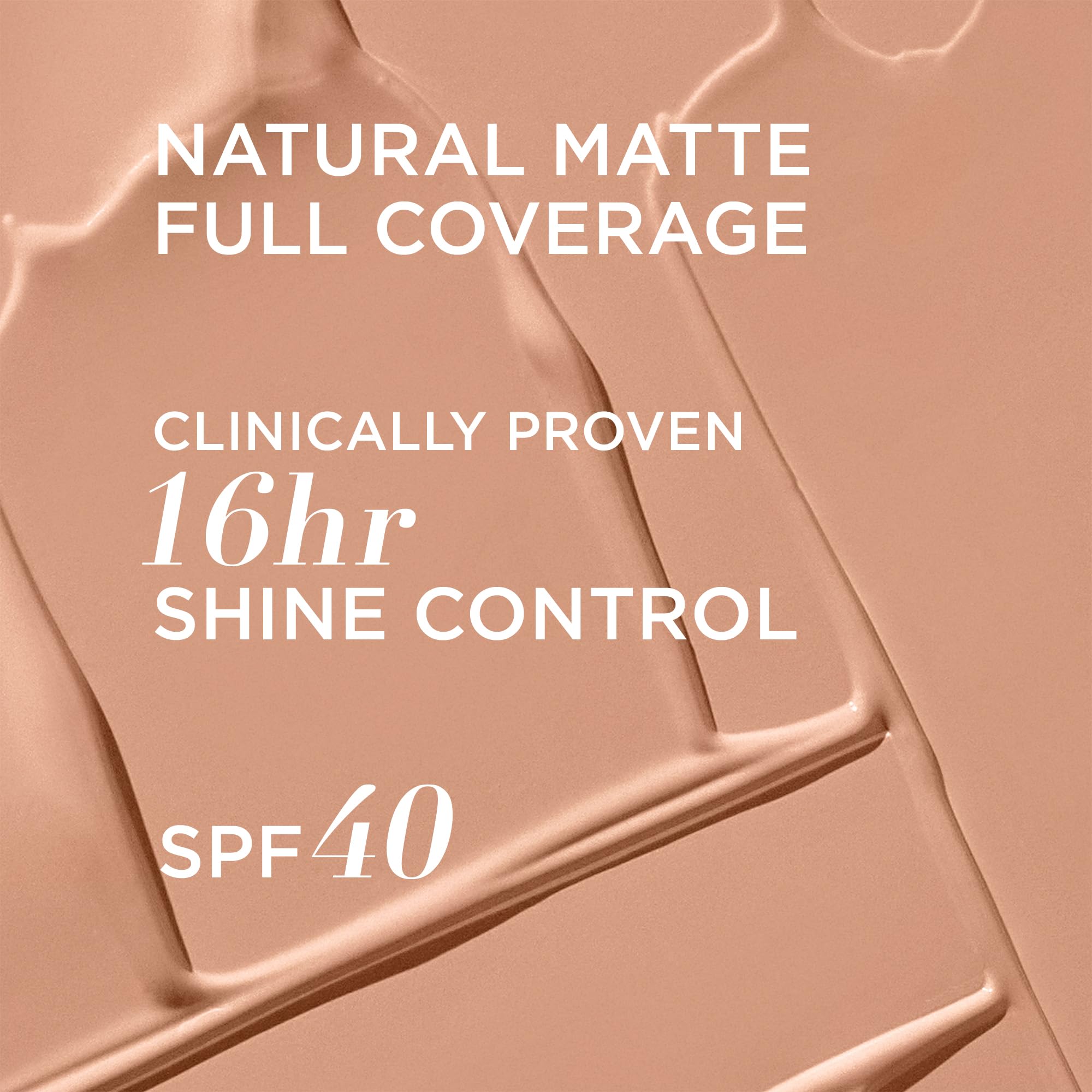 IT Cosmetics CC+ Cream Natural Matte Foundation with SPF 40 - Shine-Reducing & Long-Wear Full Coverage Foundation For Oily Skin - With Hyaluronic Acid - Fragrance Free & Non-Comedogenic - 1.08 fl oz