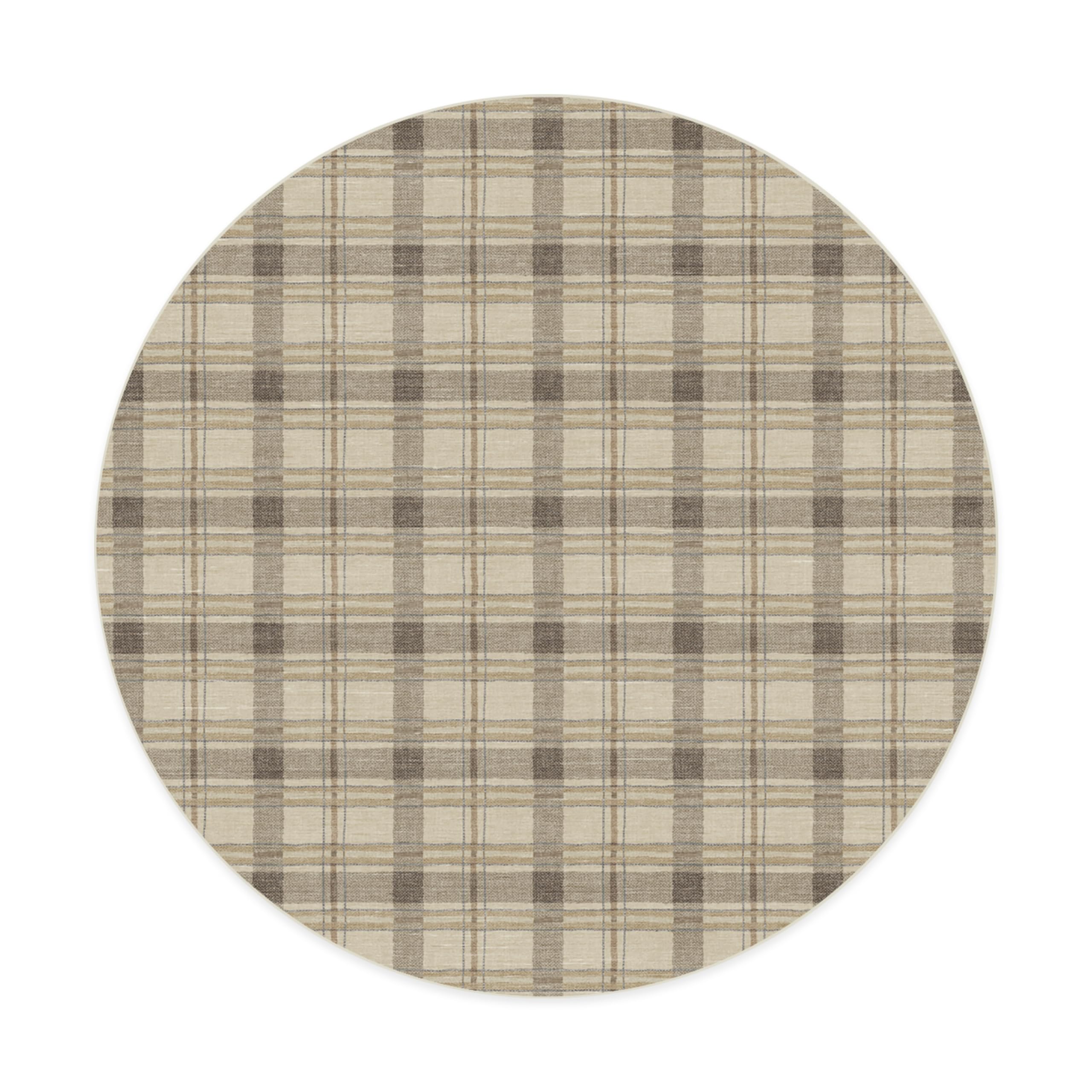 RUGGABLE Winter Plaid Washable Rug - Perfect Holiday Area Rug for Living Room Bedroom Kitchen - Pet & Child Friendly - Stain & Water Resistant - Dress Stewart Tartan Plaid 3&